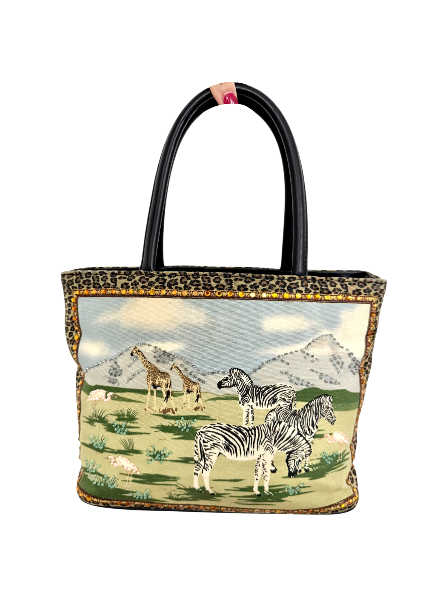 Vintage Retro Animal Patterned Bag