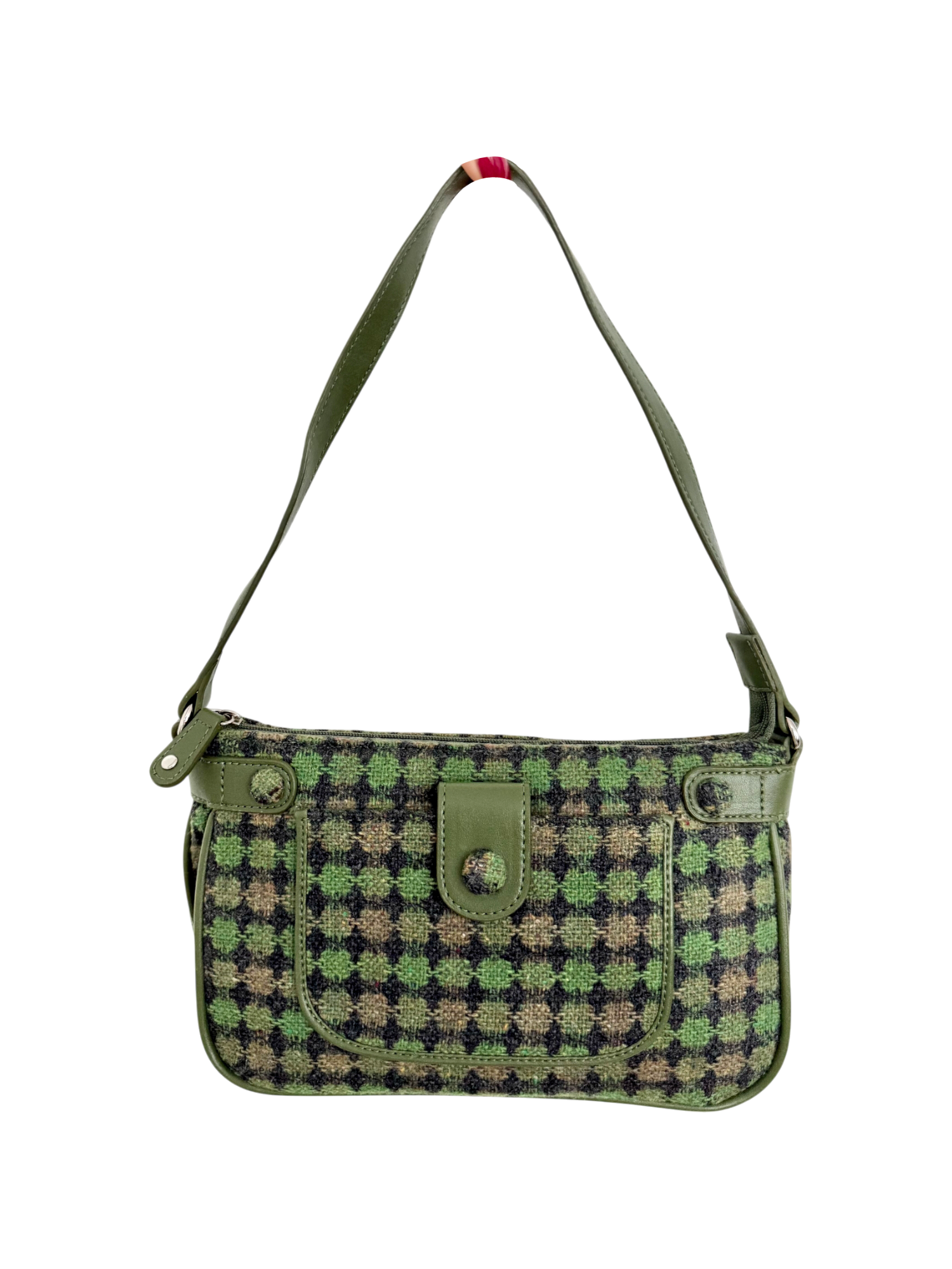 Vintage 90s Pebble Textured Shoulder Purse