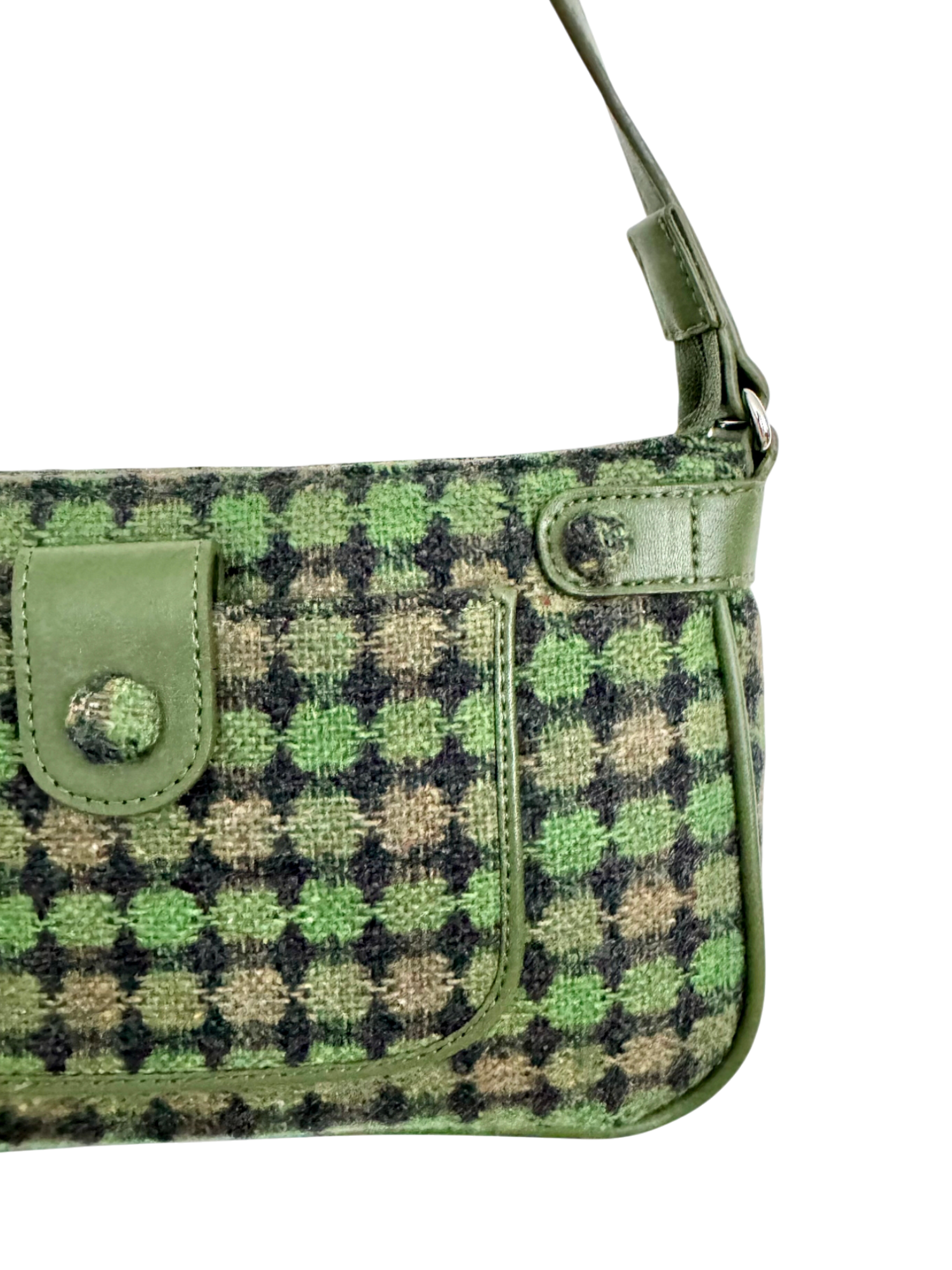 Vintage 90s Pebble Textured Shoulder Purse