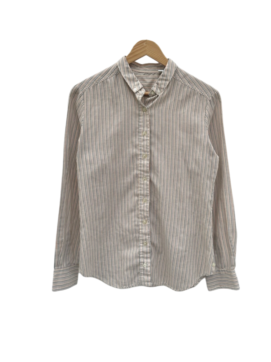 Vintage 90s Retro Striped Button Up (S)