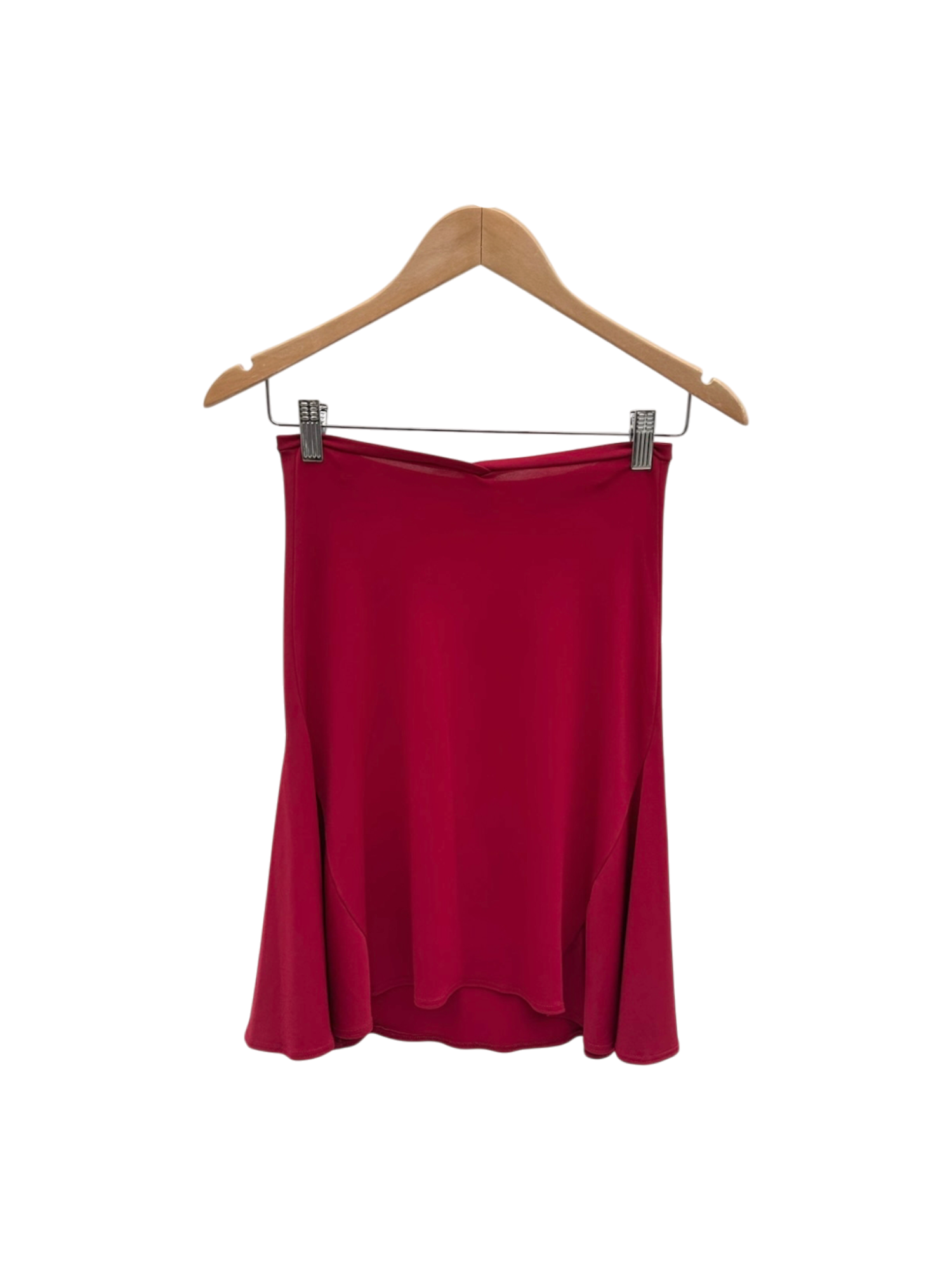 Vintage 90s Slinky Cherry Midi Skirt (XS)
