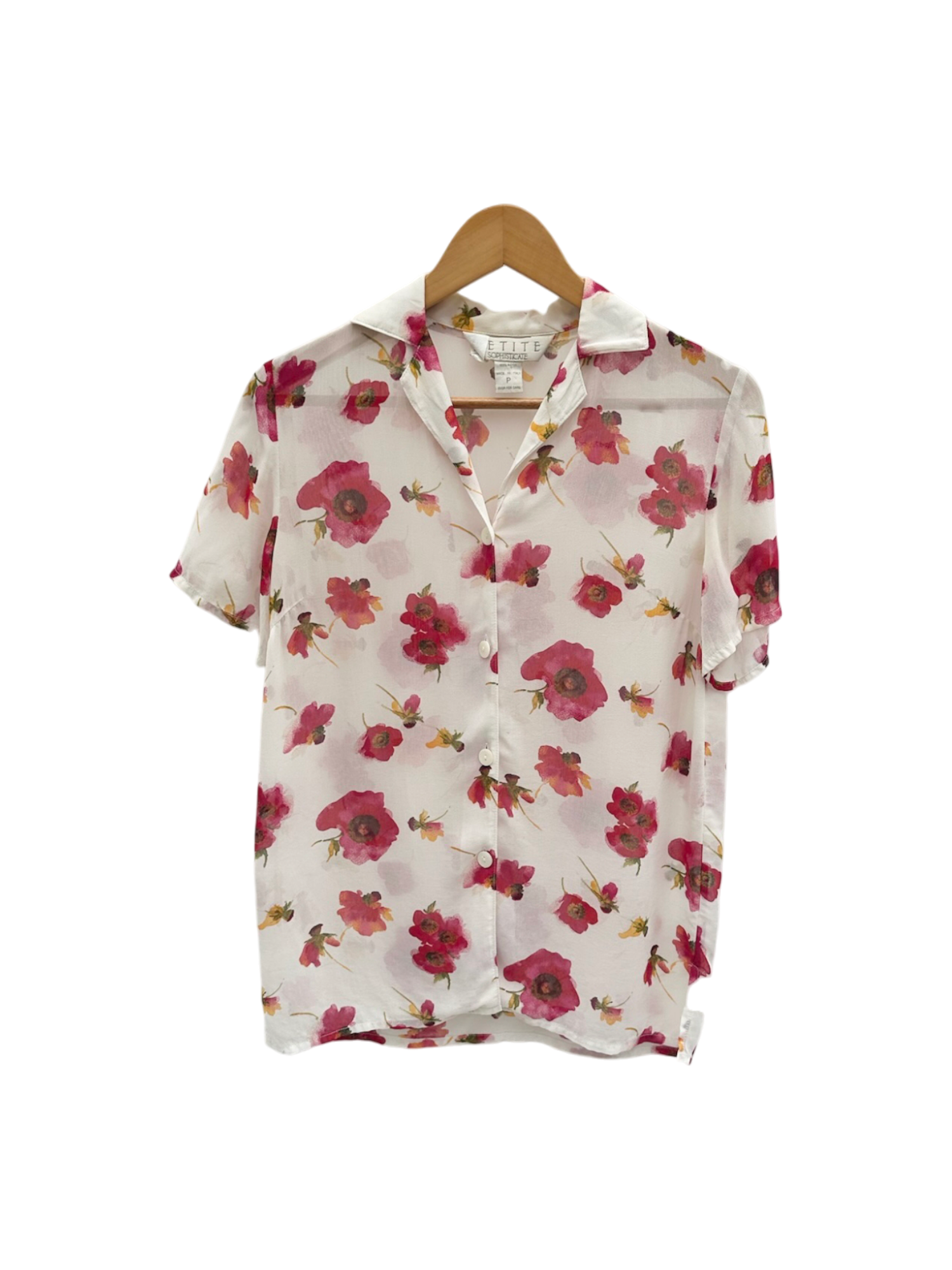 Vintage 90s Silk Floral Twin Set (M)