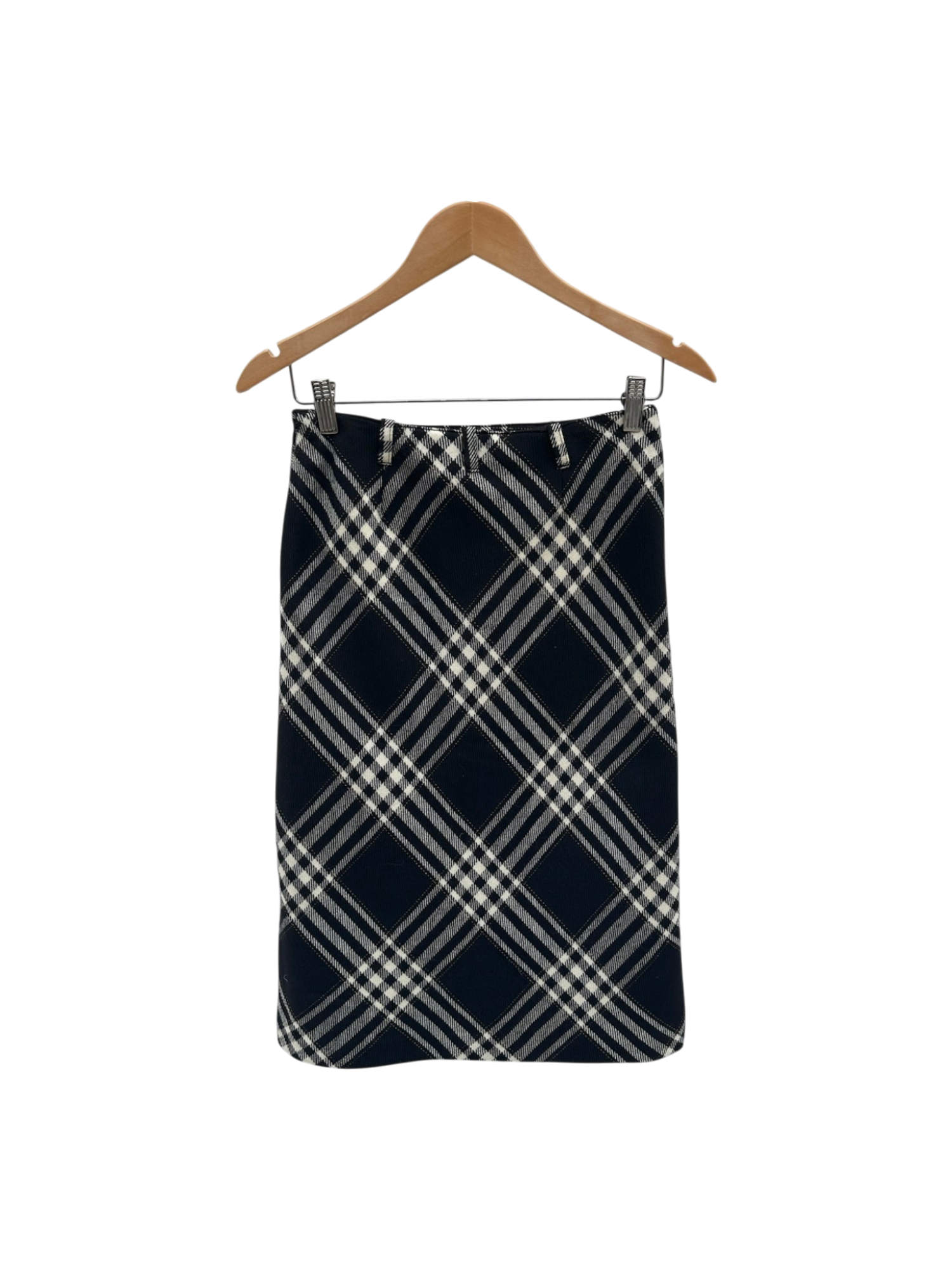 Vintage 90s Plaid Midi Skirt (S)
