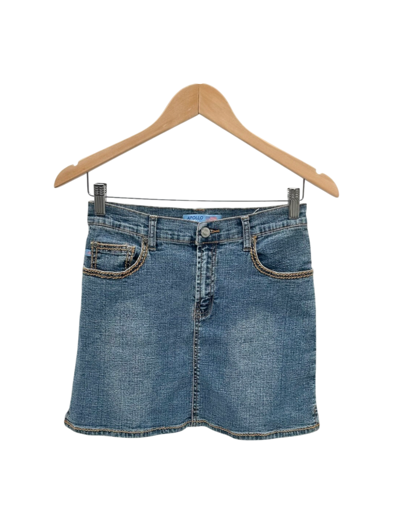 Vintage 90s Denim Mini Skirt (S)