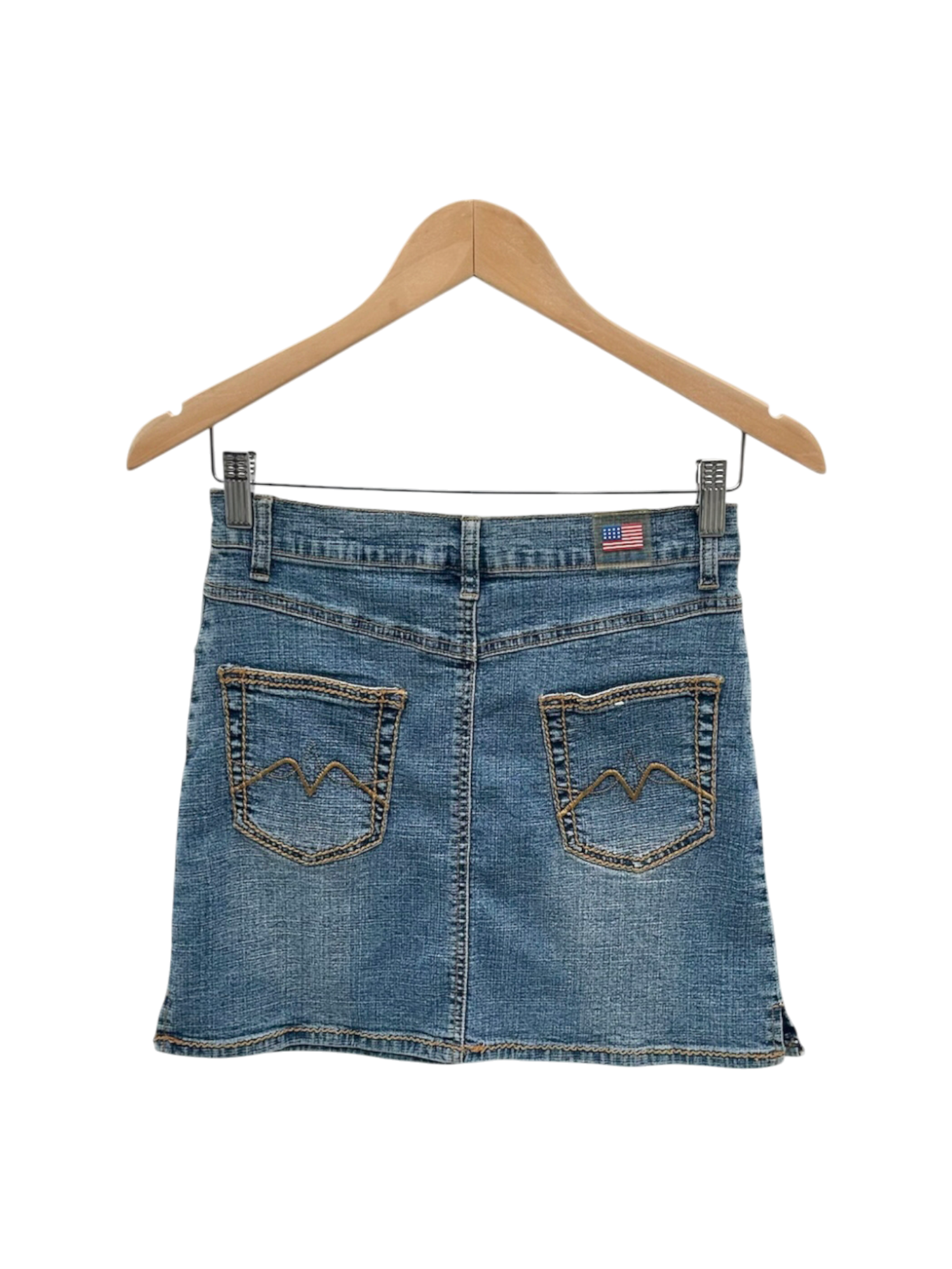 Vintage 90s Denim Mini Skirt (S)