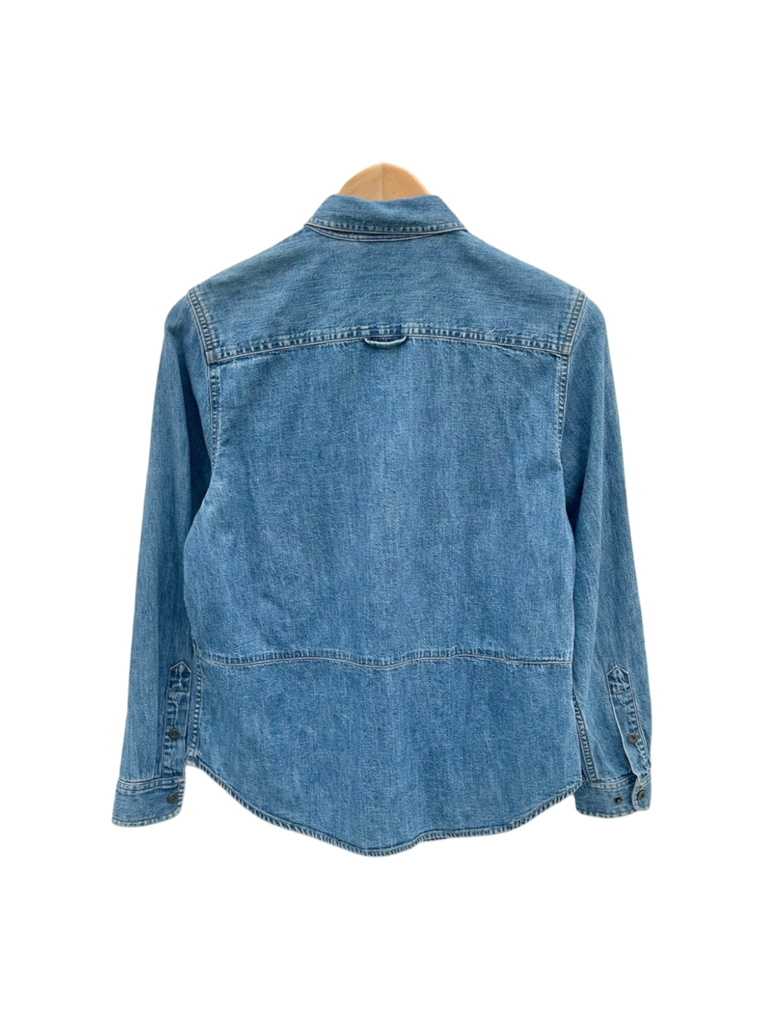 Vintage 90s Utilitarian Denim Button Up (M)