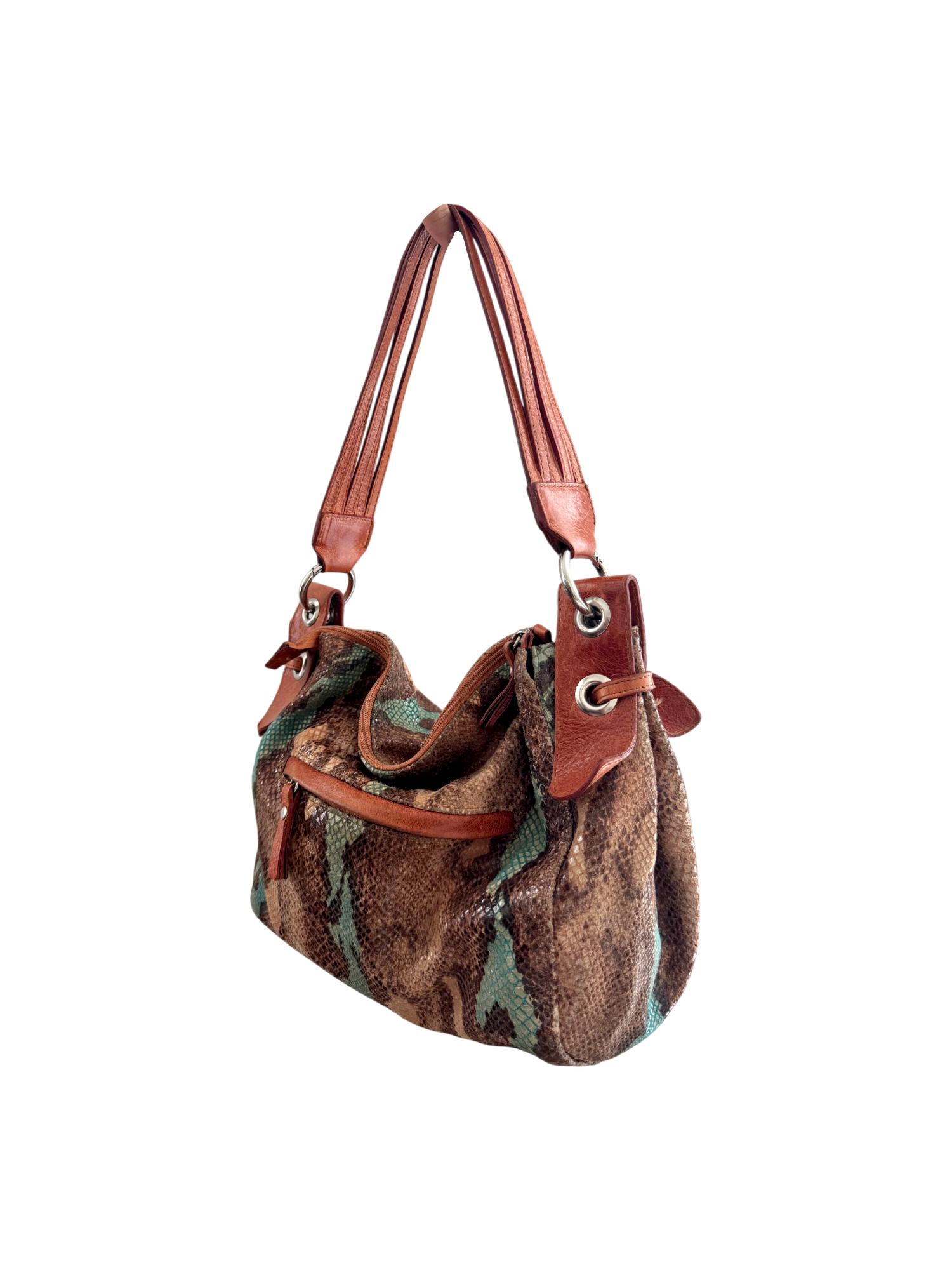 Vintage 90s Retro Patterned Tote