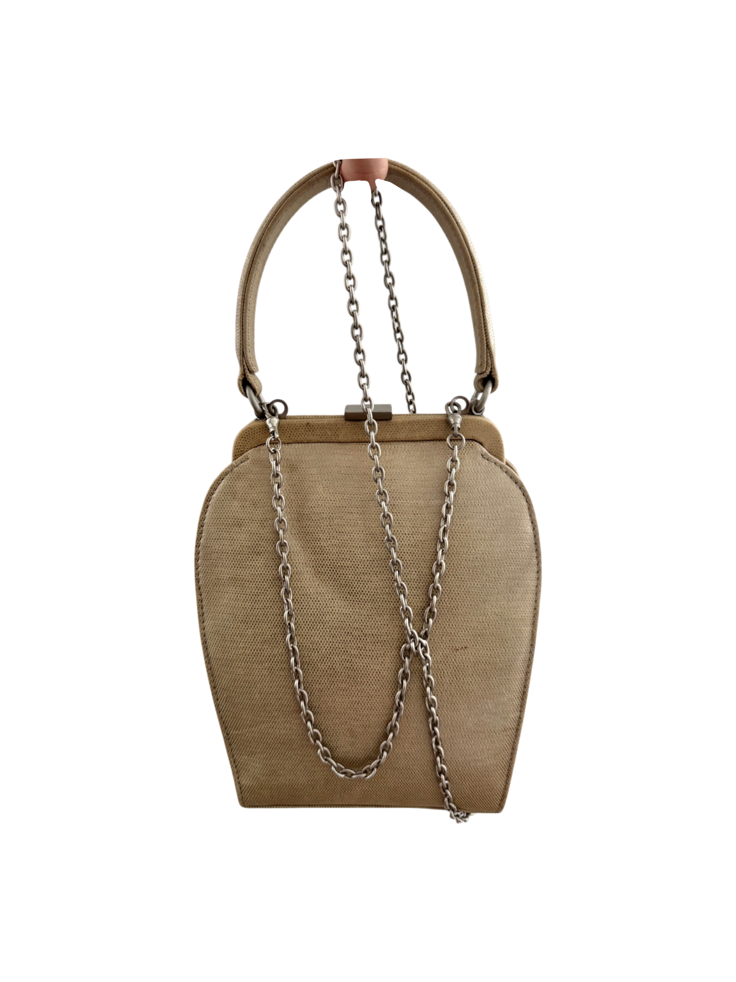 Vintage 80s Tan Retro Purse