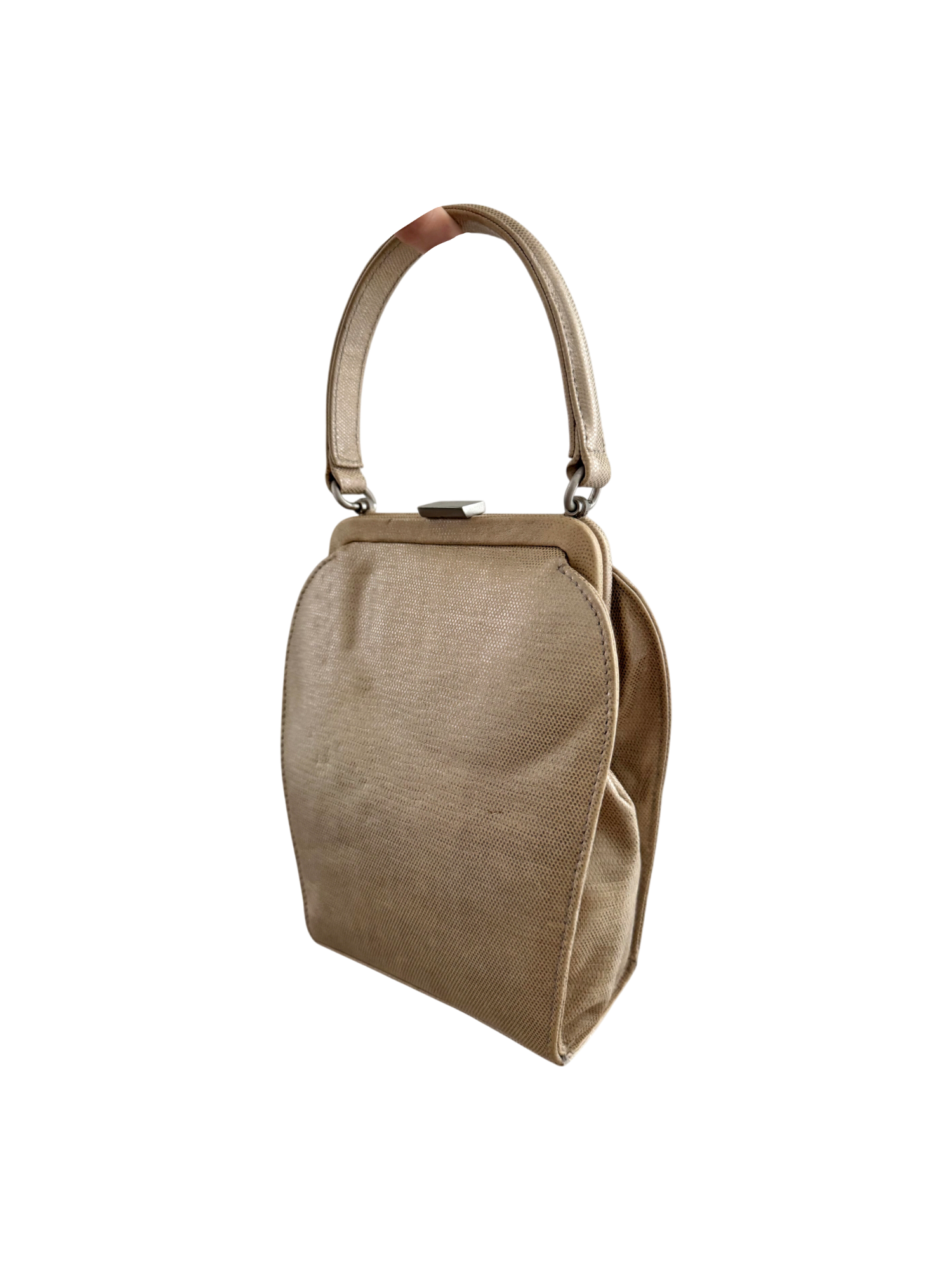 Vintage 80s Tan Retro Purse