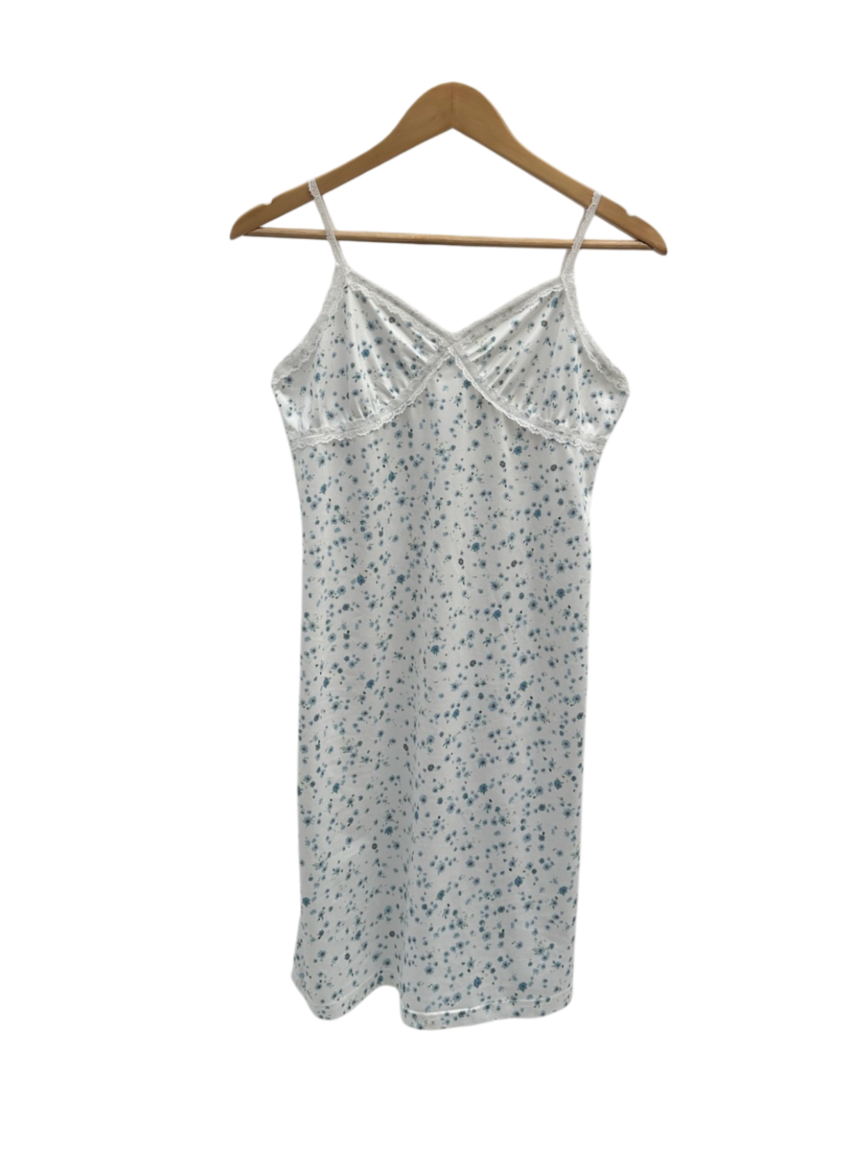 Vintage Y2K Ditsy Floral Midi Dress (S)