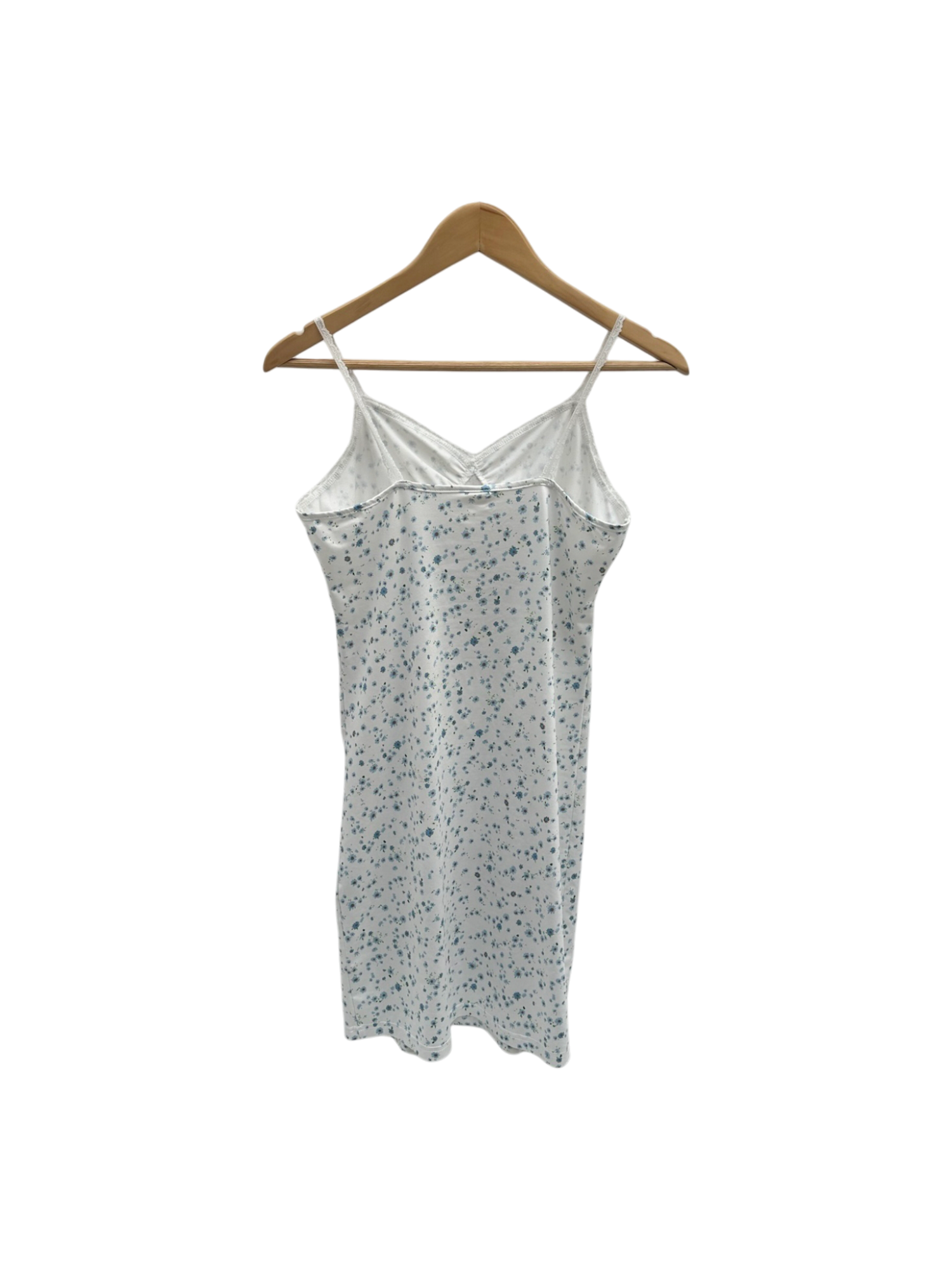 Vintage Y2K Ditsy Floral Midi Dress (S)