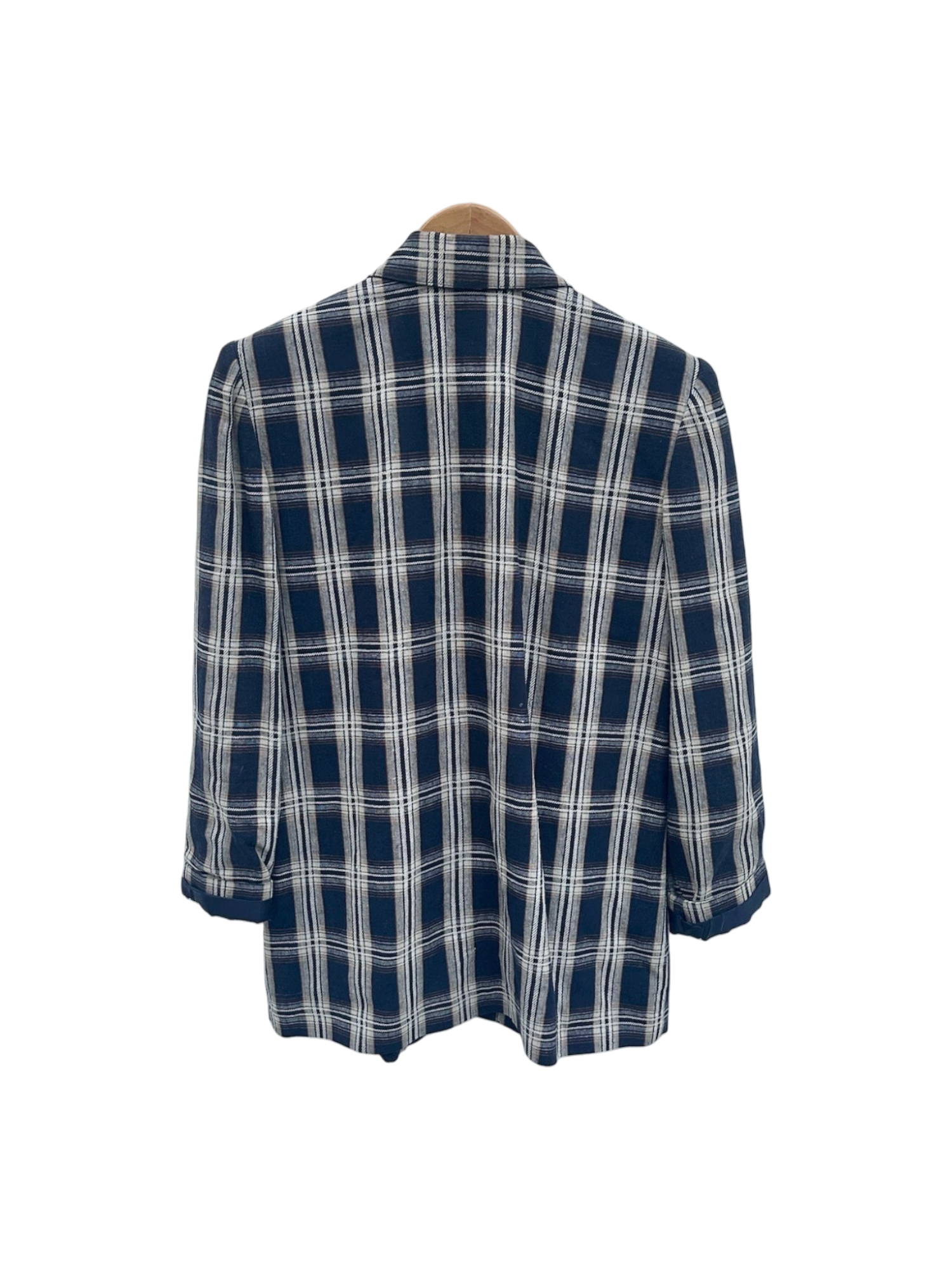 Vintage 90s Retro Plaid Blazer (M)