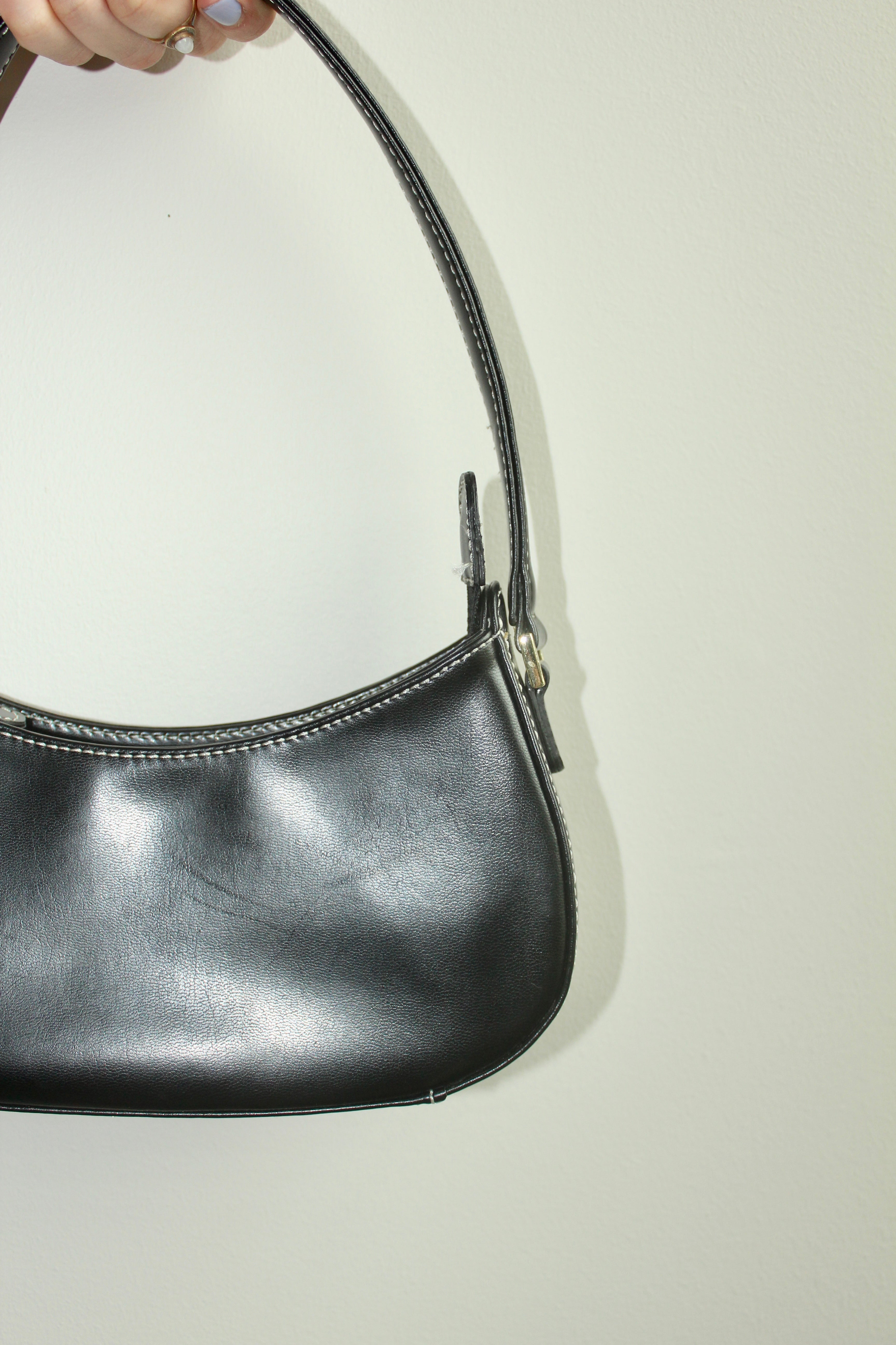 Vintage 90s Glossy Structured Purse
