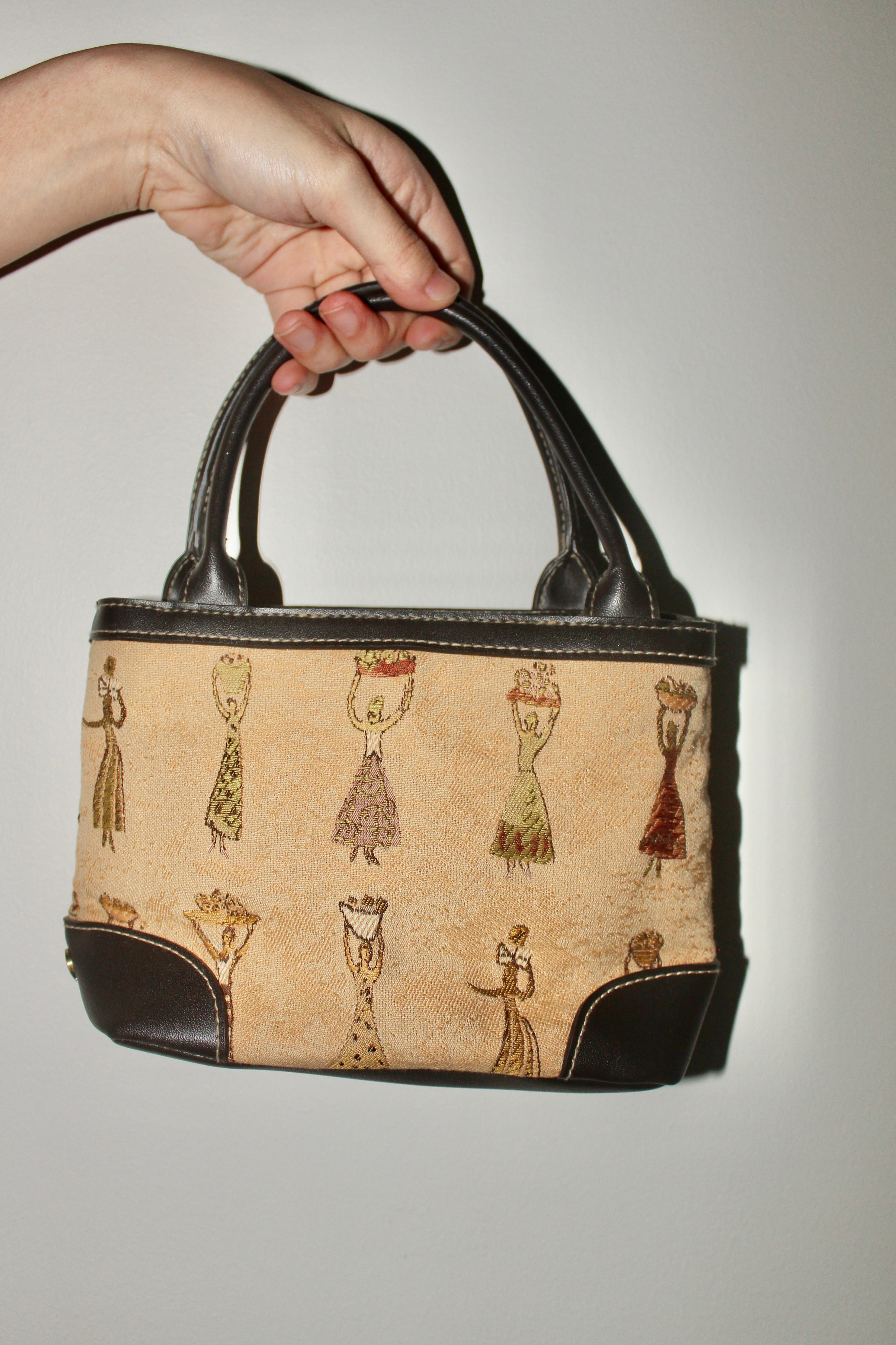Vintage Women Graphic Canvas Purse
