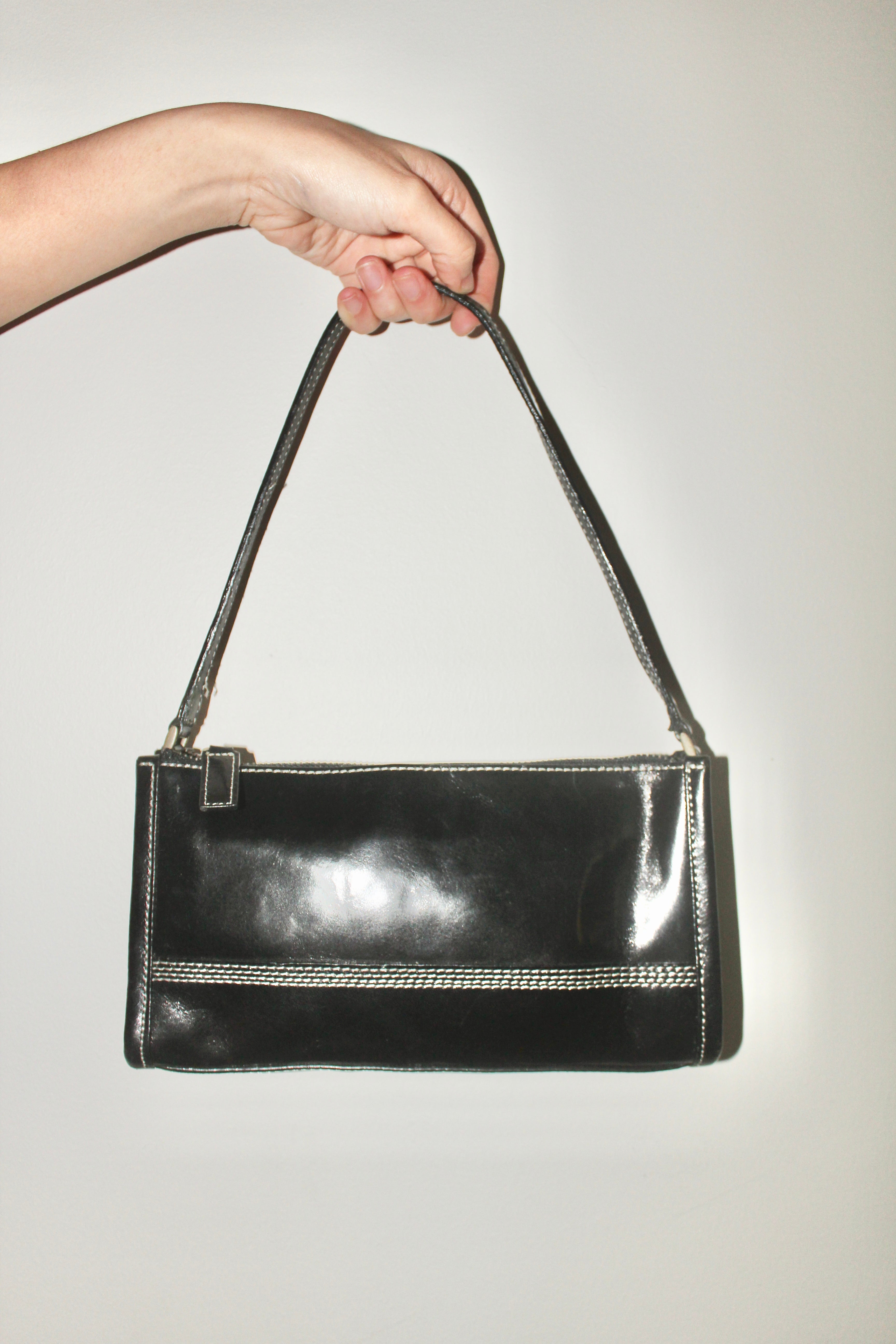 Vintage 90s Leather Shoulder Purse