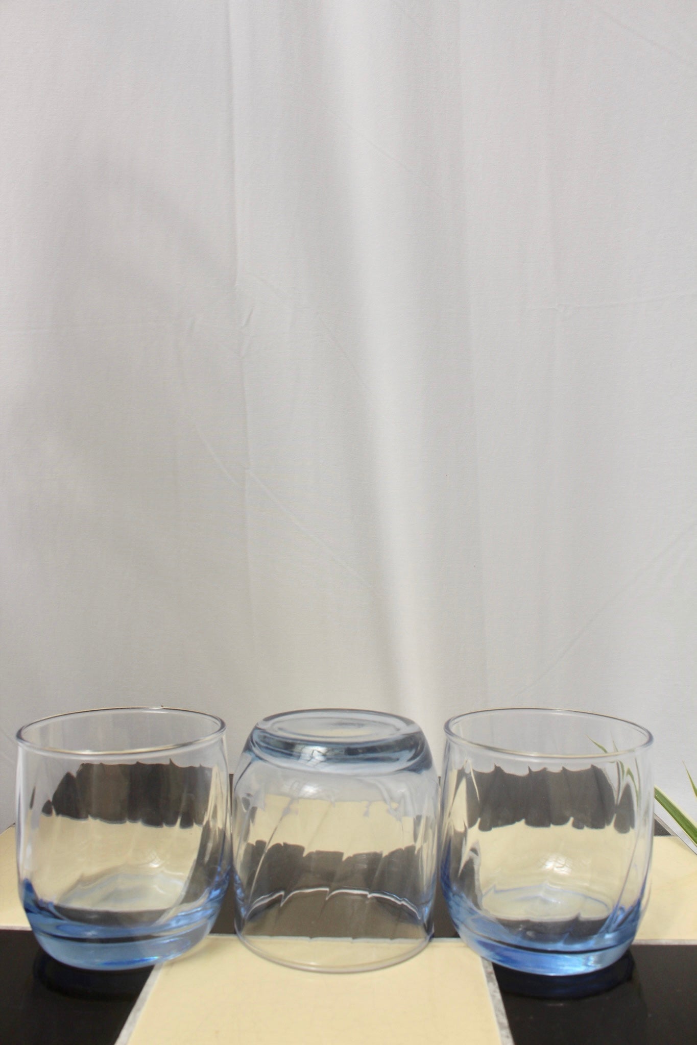 Vintage Sheer Cobalt Glasses (5)