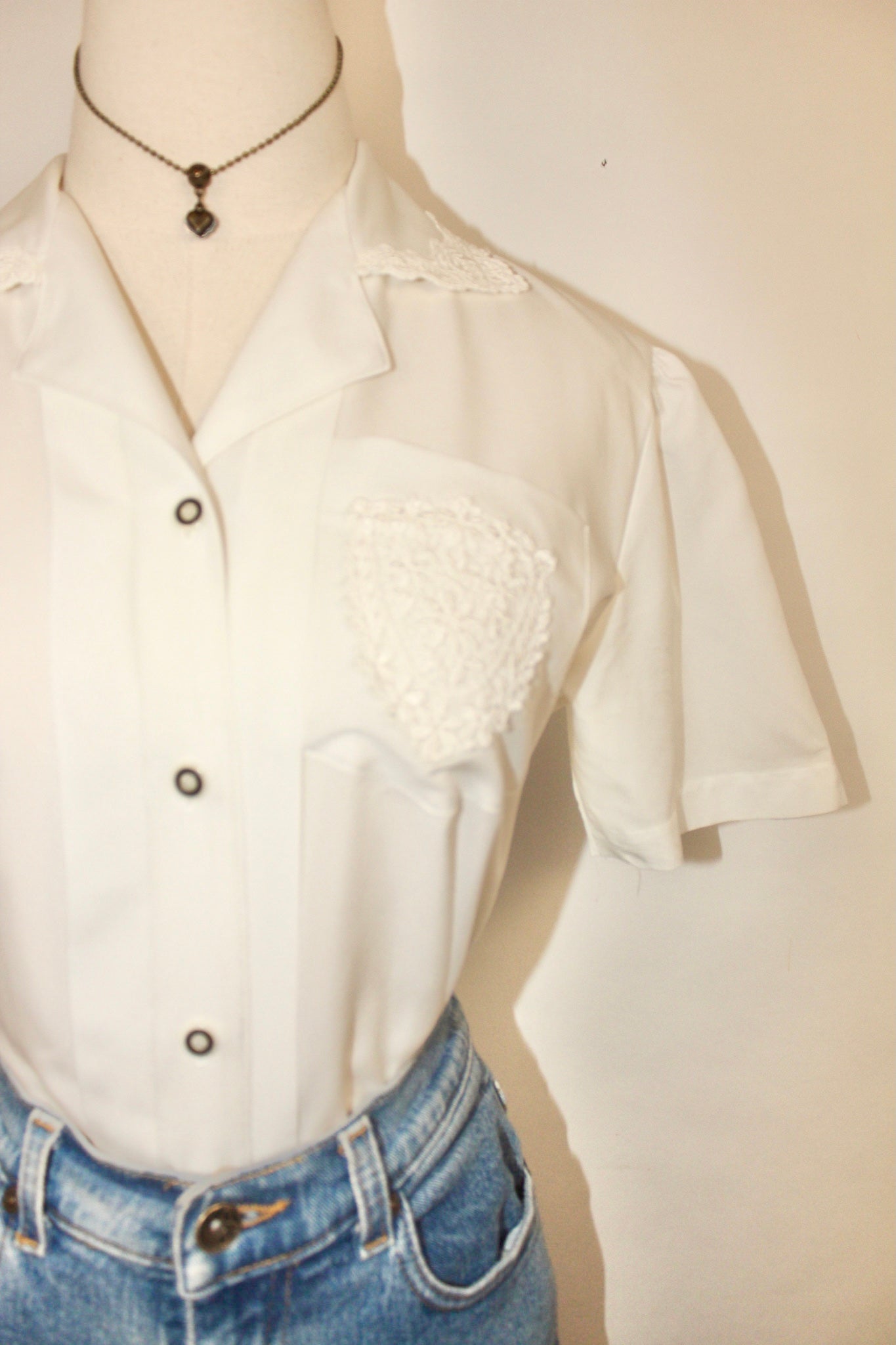 Vintage 90s Edwardian Top (S)