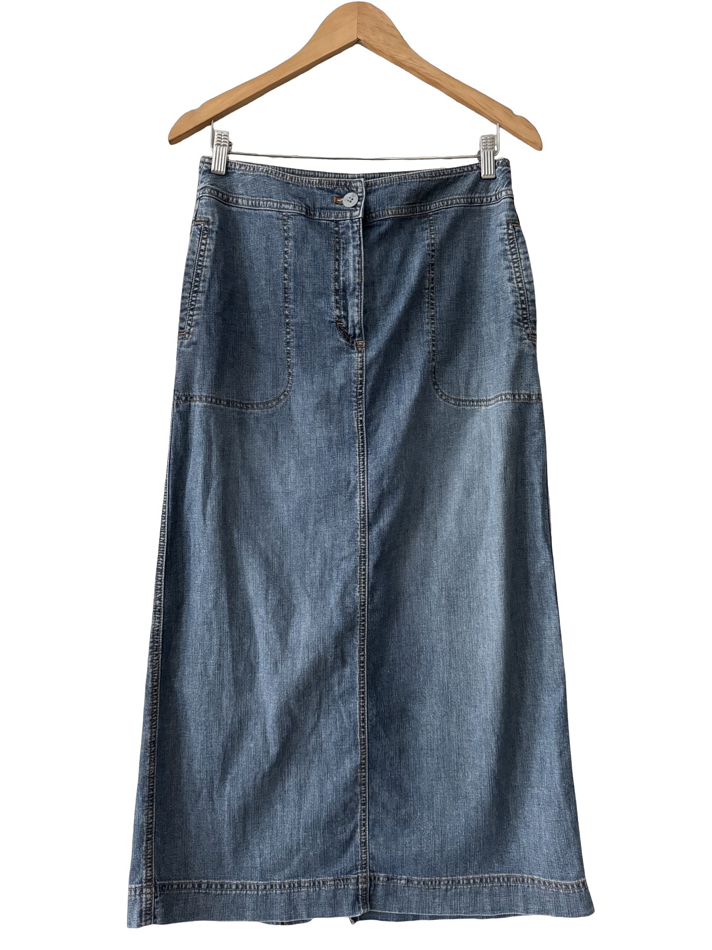 Vintage Y2K Perfect Denim Maxi (S/M)