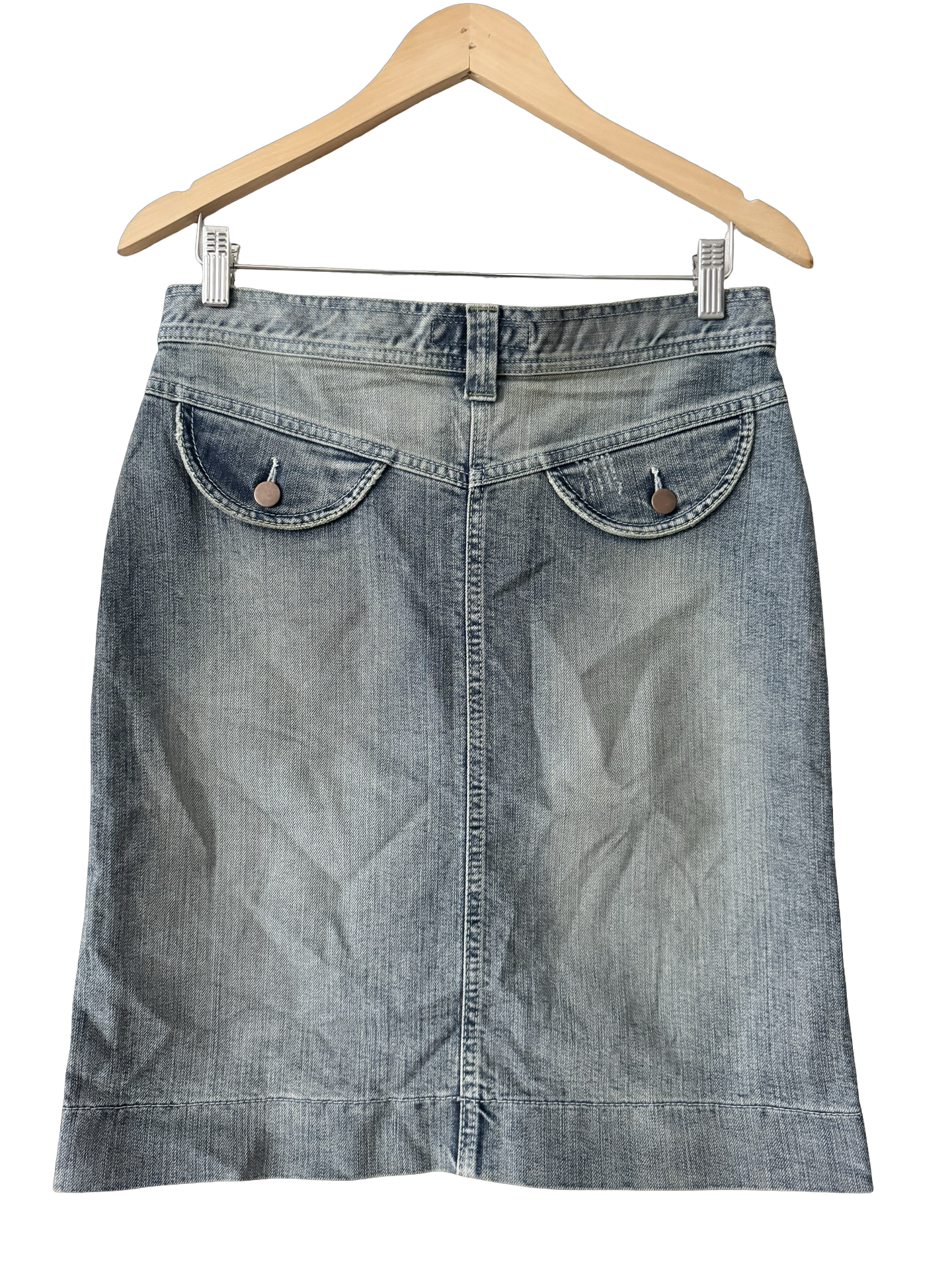 Vintage Y2K Off-Duty Muse Denim Skirt (M)