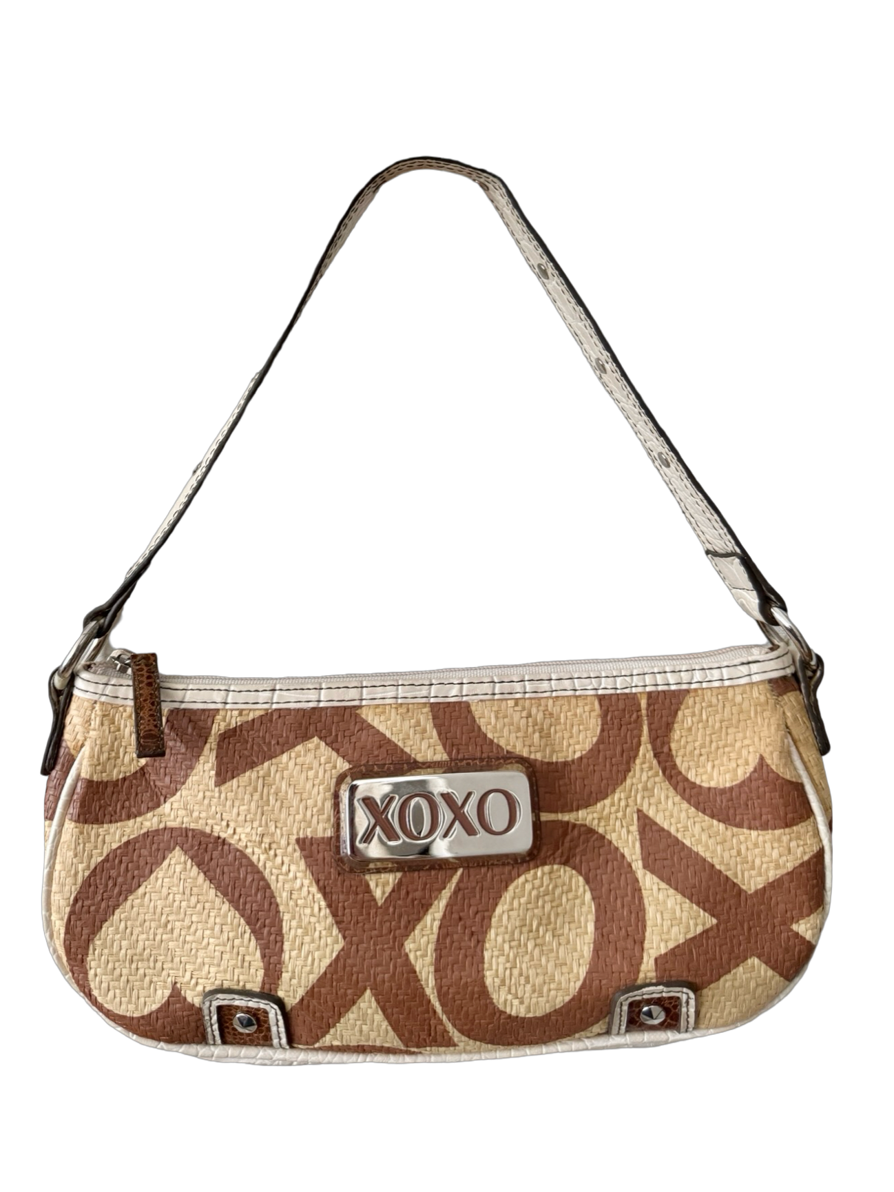 Vintage Y2K XOXO Latte Logo Baguette