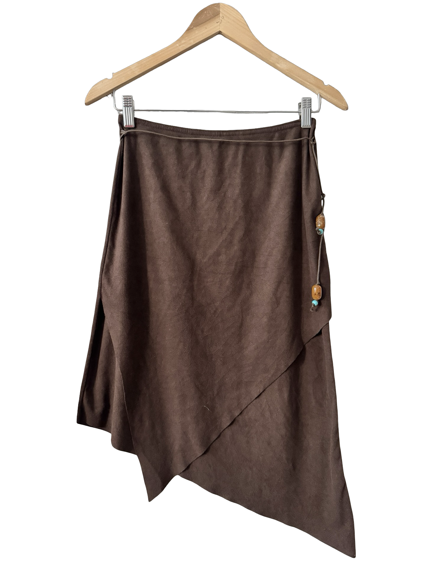 Vintage Y2K Espresso Martini  Asymmetric Midi Skirt (XS/S)