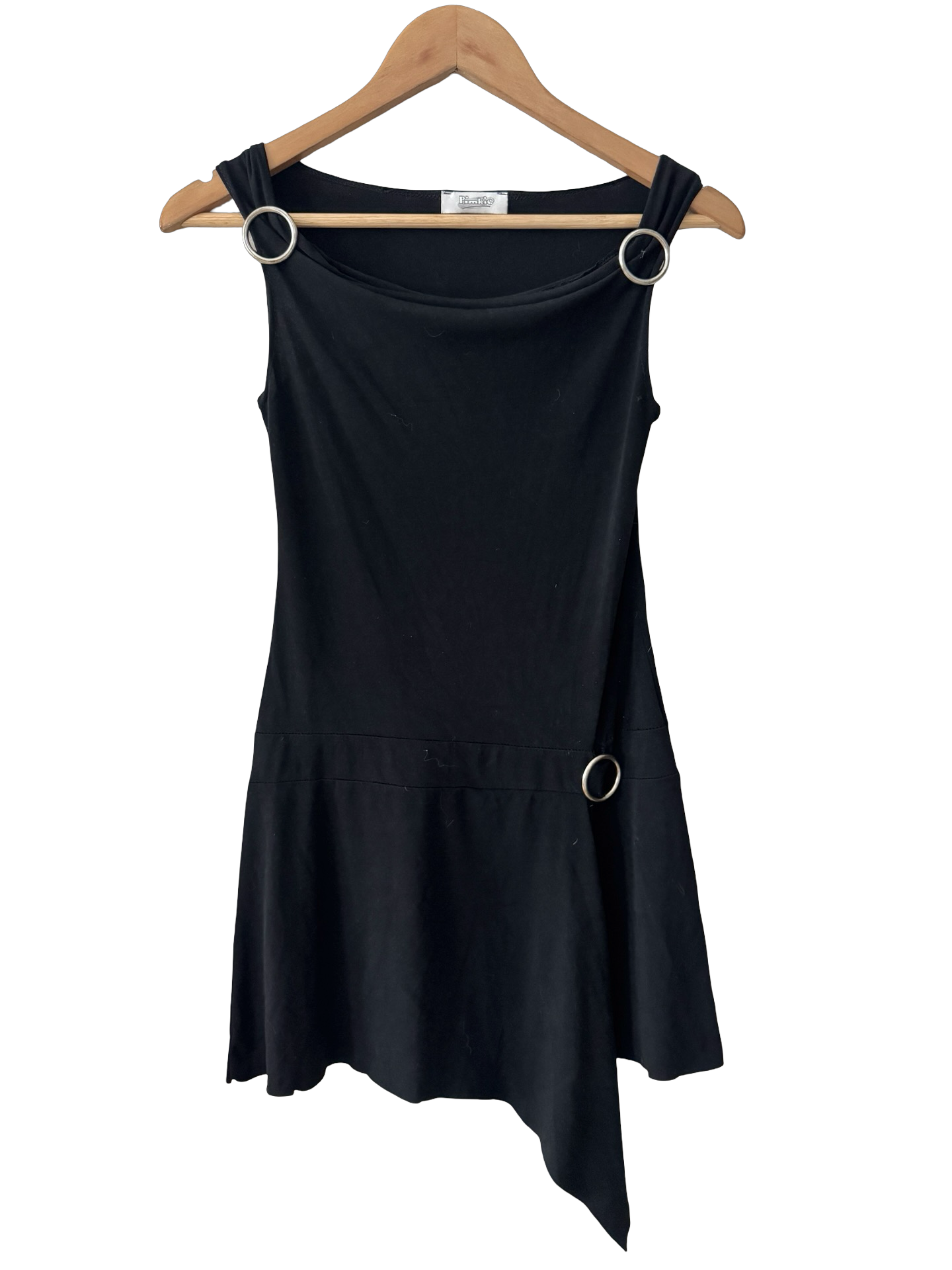Vintage Y2K Silver Ring Longline Top (S)