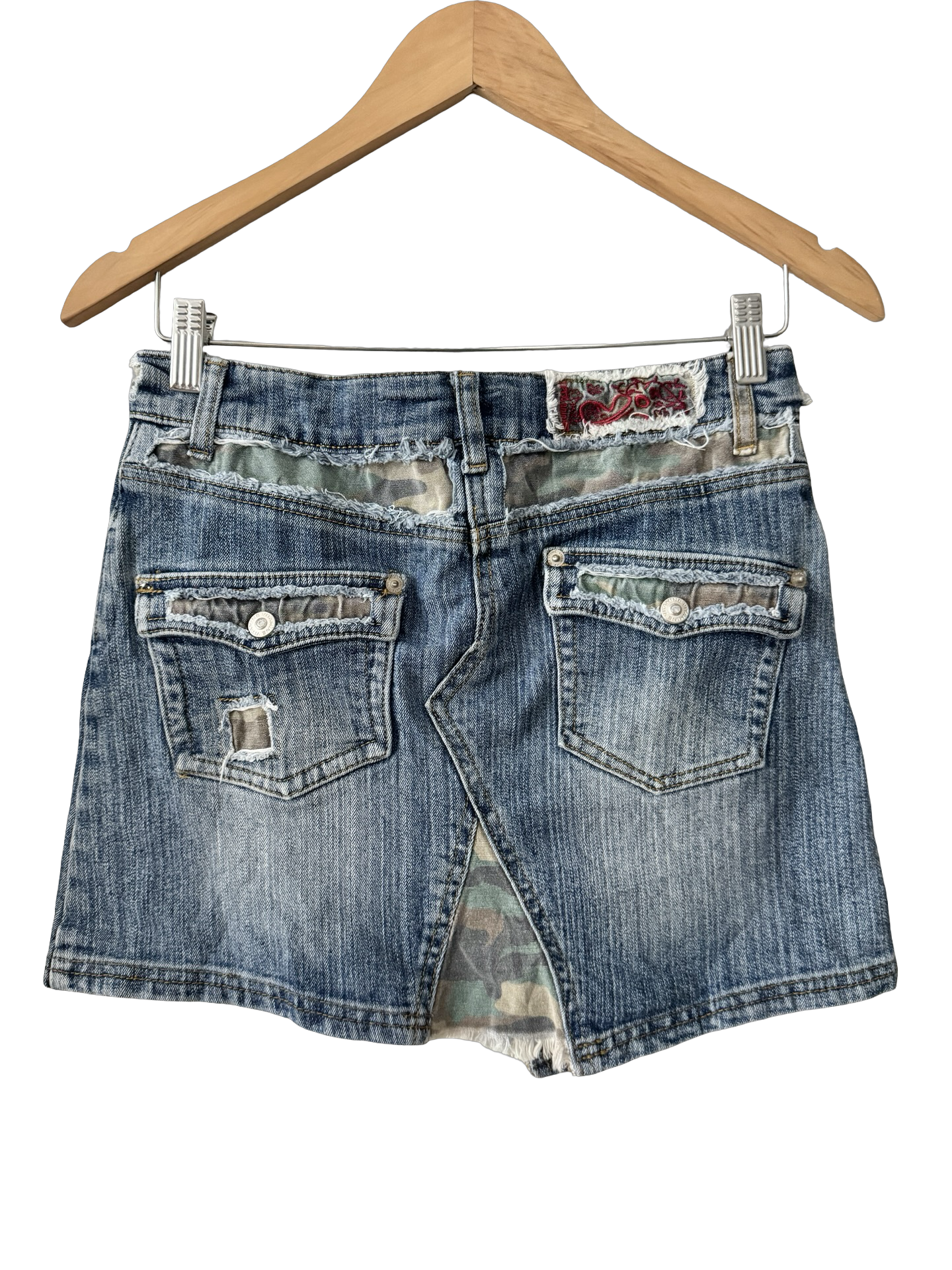 Vintage Y2K Reworked Denim Mini (S)