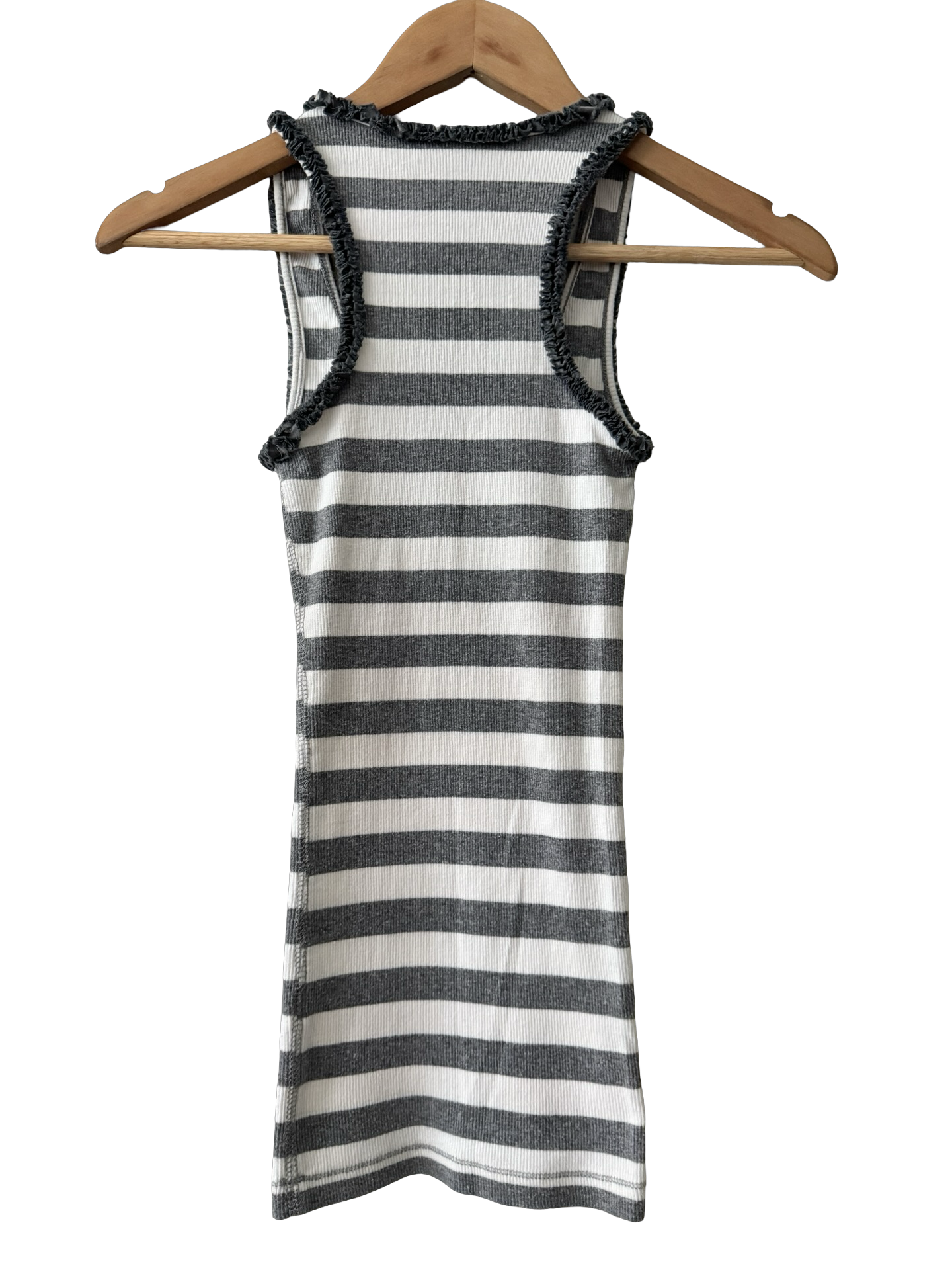 Vintage Y2K Retro Stripe Knit Tank (XS/S)