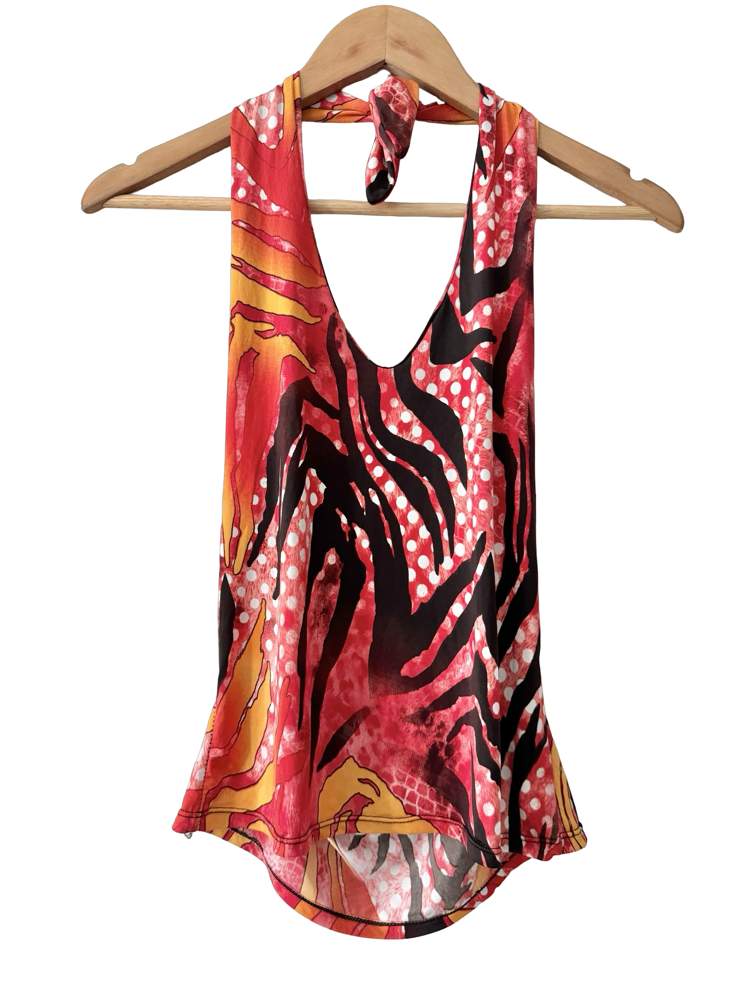 Vintage 90s Sunset Safari Halter (M)