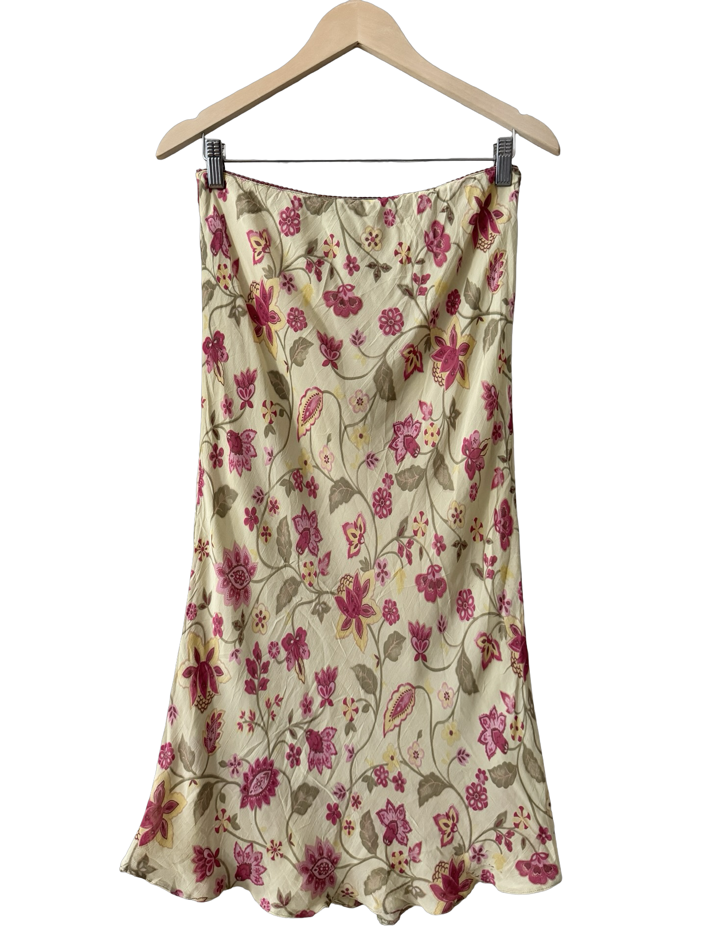 Vintage Y2K Lost Garden Bias Midi Skirt (M)