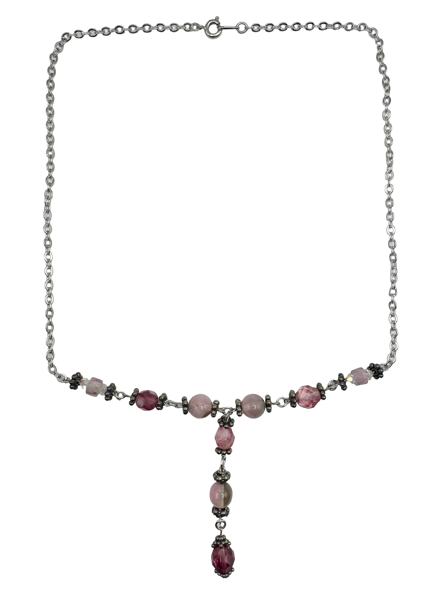 Vintage Y2K Pink Potion Necklace