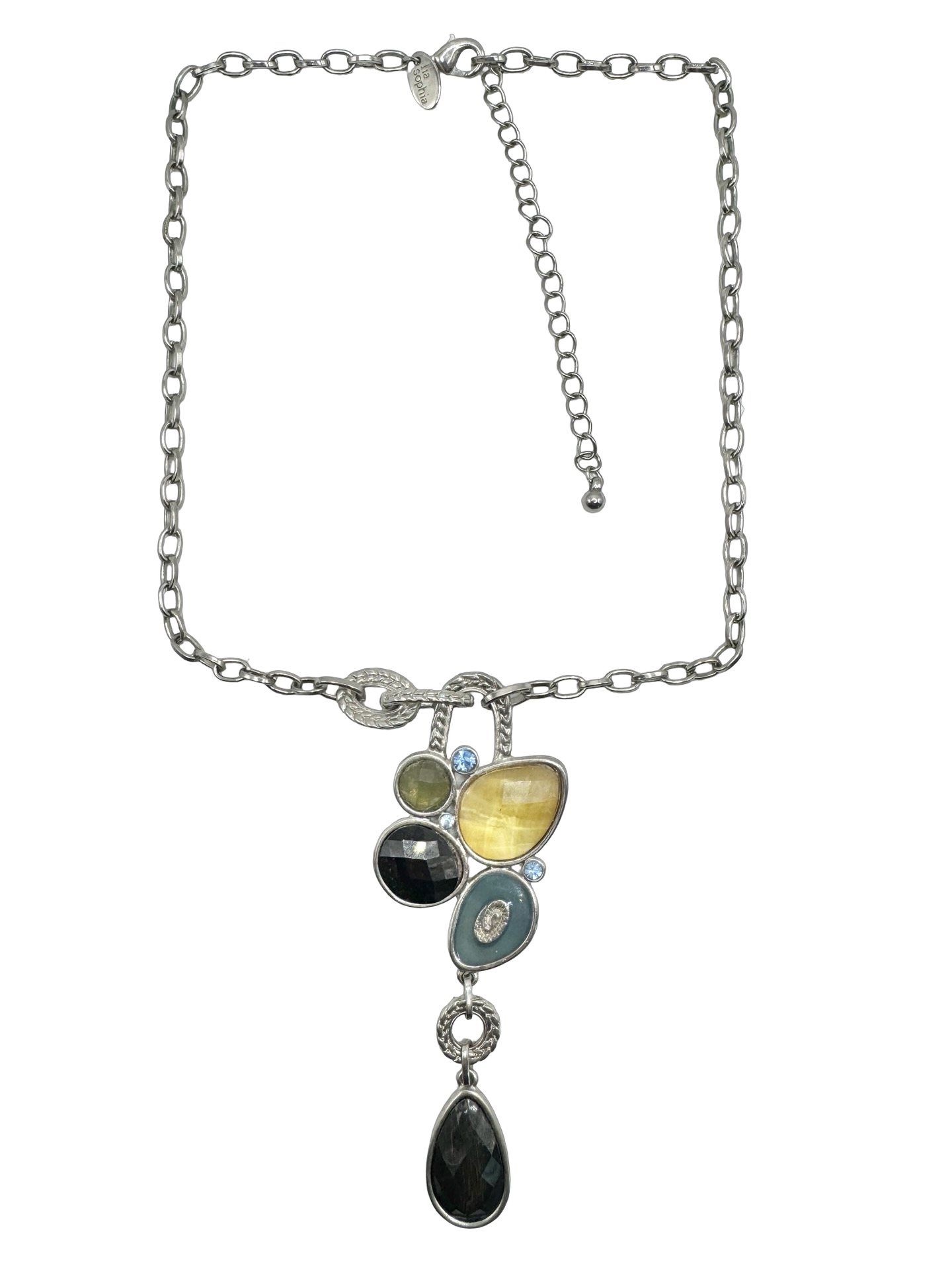 Vintage Y2K Stained Glass Necklace