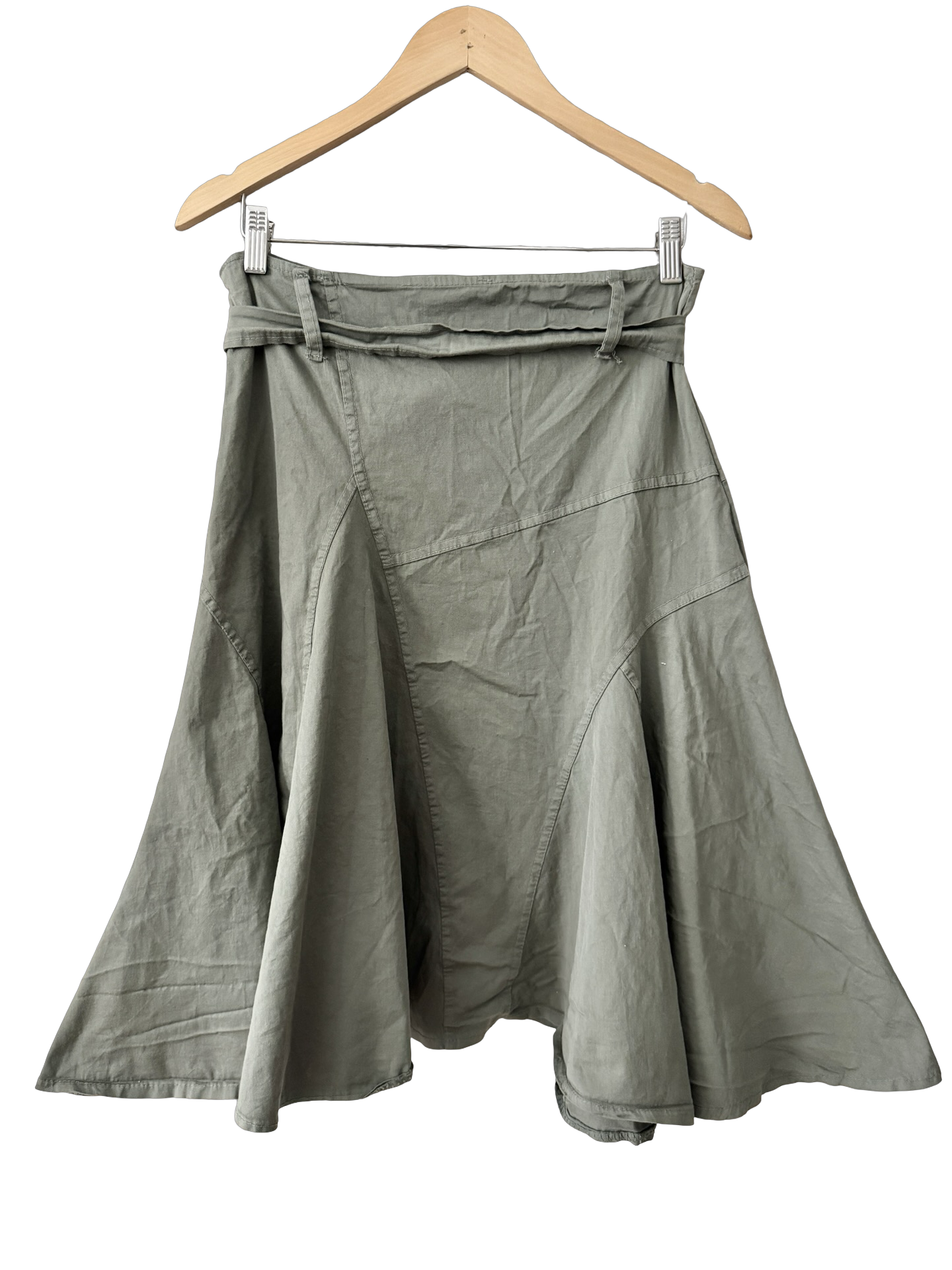 Vintage 2000s Sage Utility Skirt (S/M)