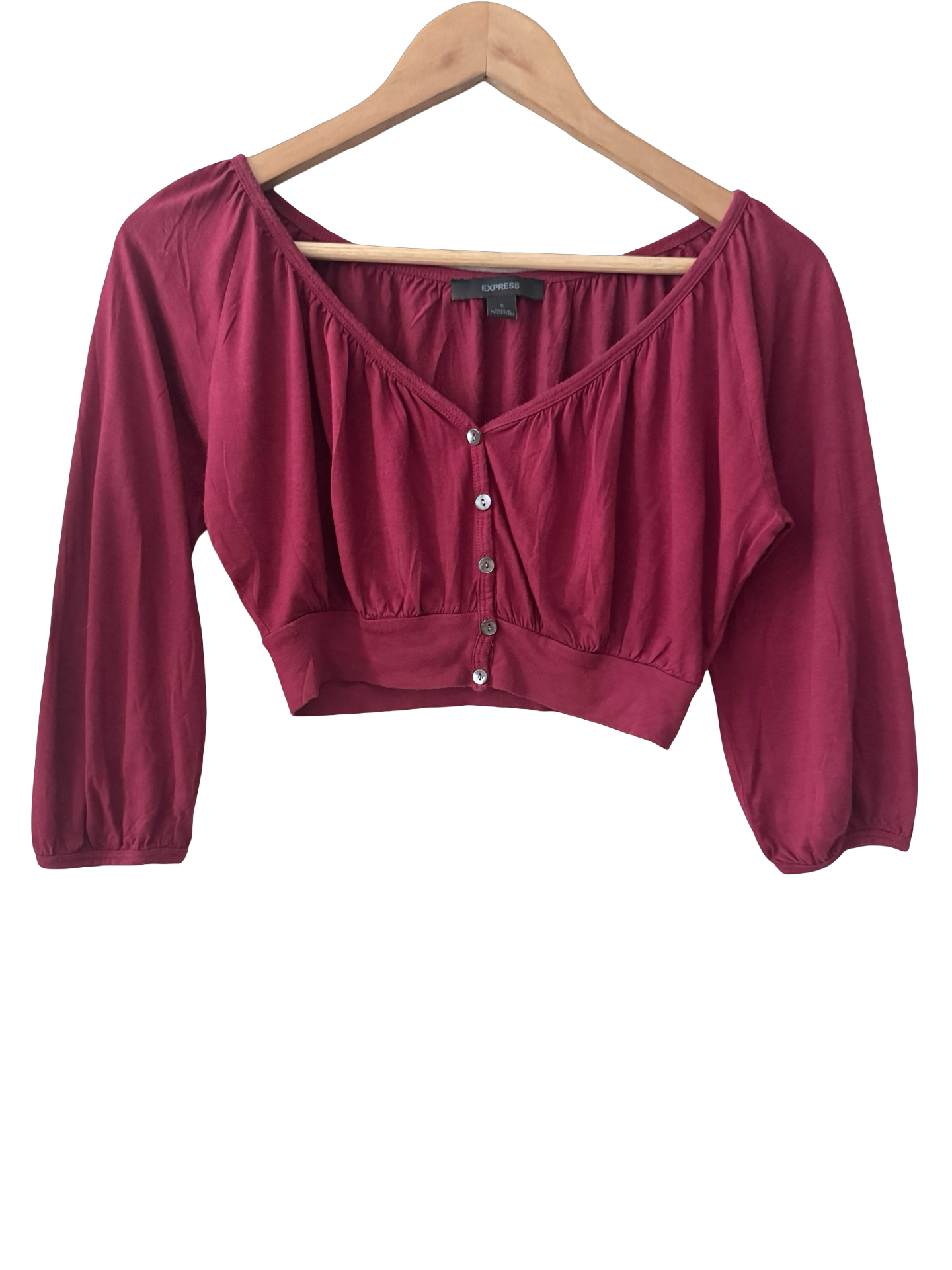 Vintage Y2K Cherry Express Cinch Top (S/M)