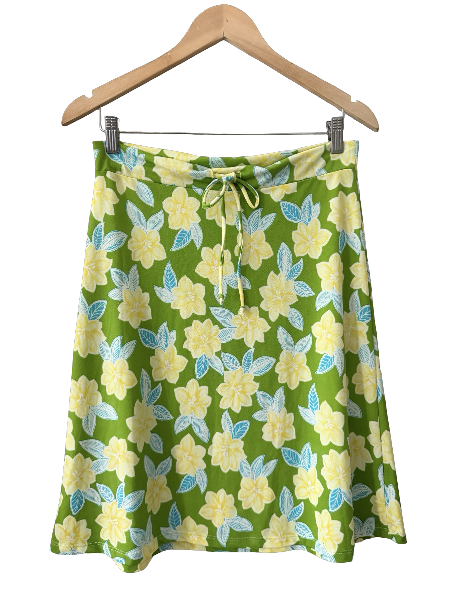Vintage Y2K Lime Blossom Midi Skirt (S)