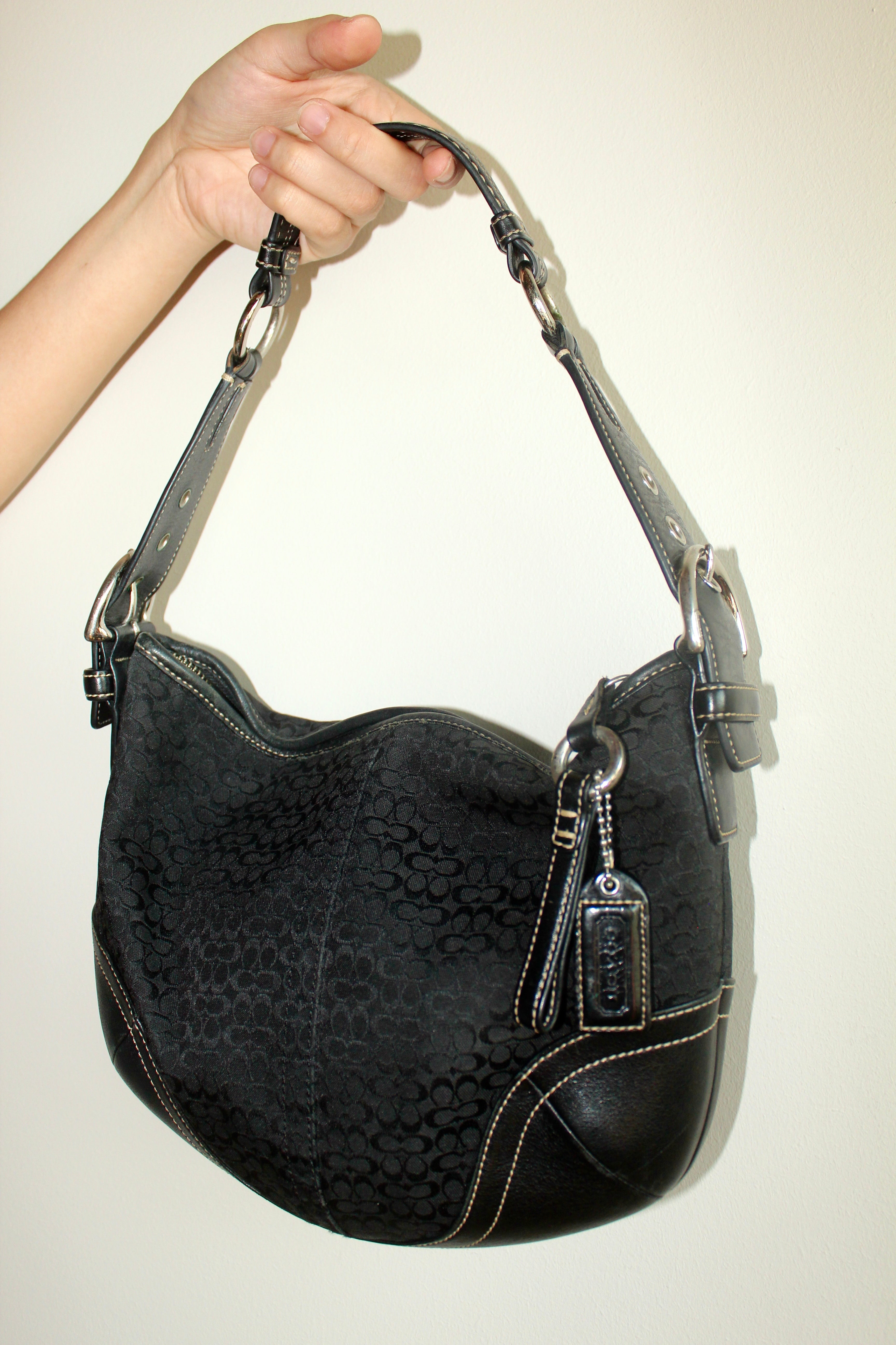 COACH Sequin Penn, Black: Handbags: Amazon.com