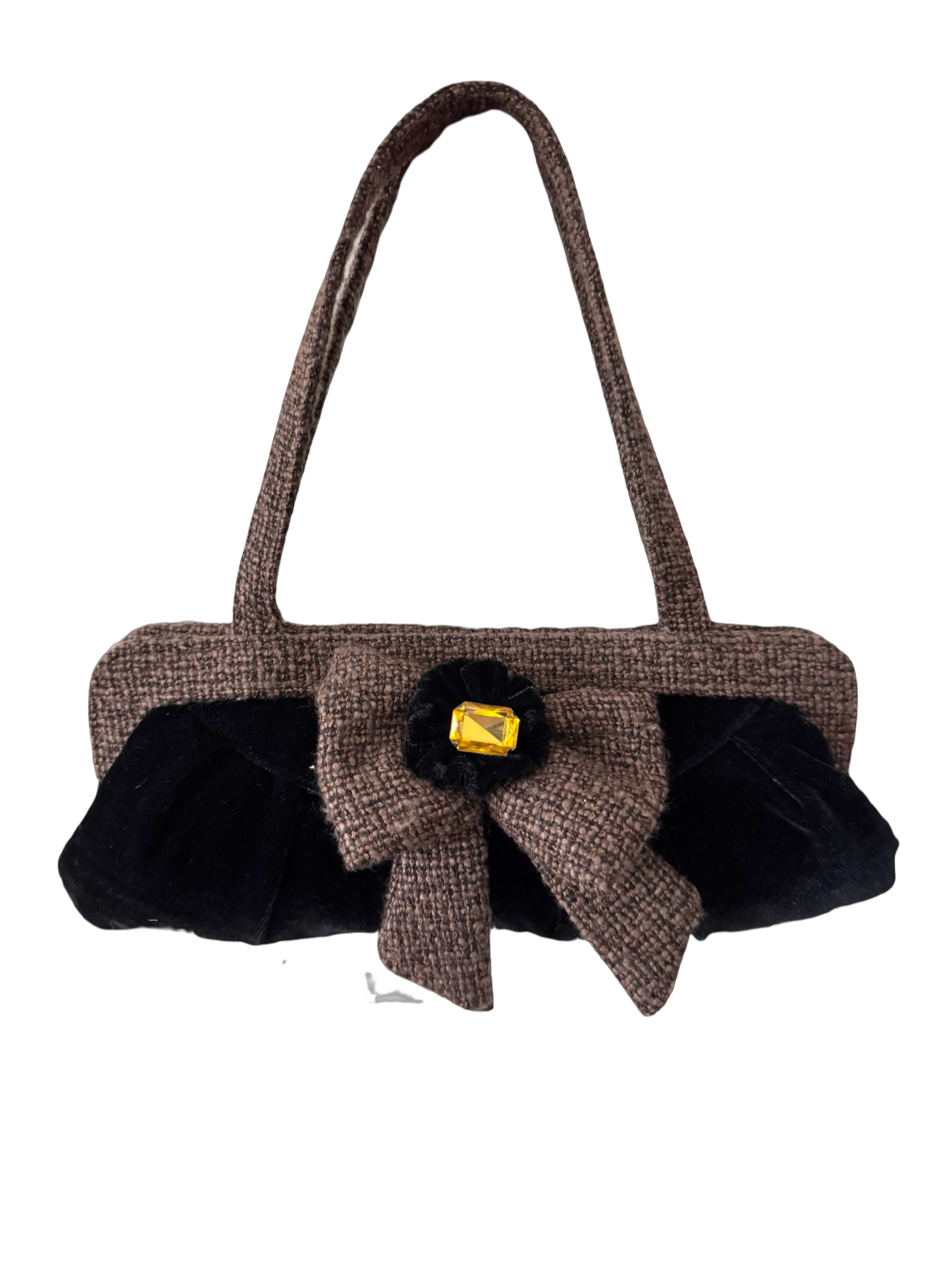 Vintage Y2K Coquette Bow Jewel Handbag