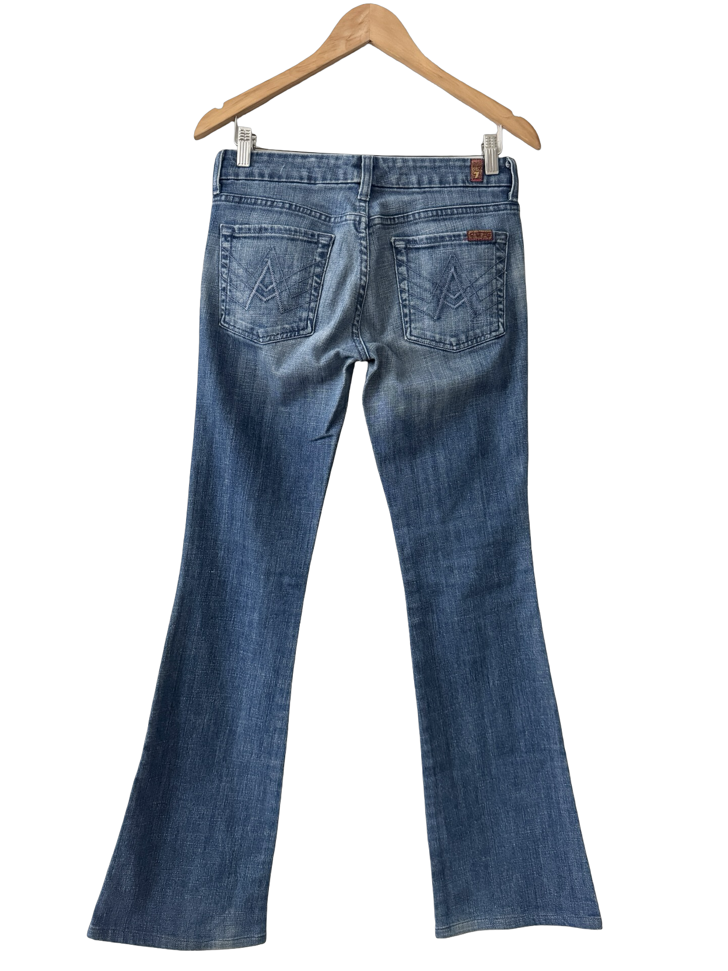 Vintage Y2K Seven Low Waist Denim Jeans (M)