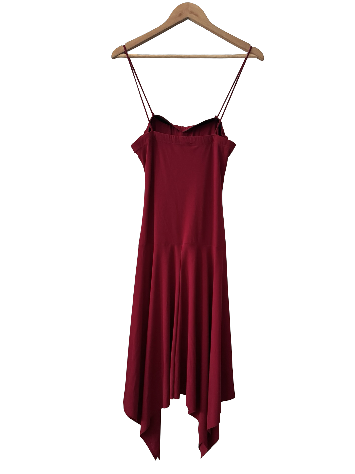 Vintage Y2K Cherry Ruffle Handkerchief Dress (M)