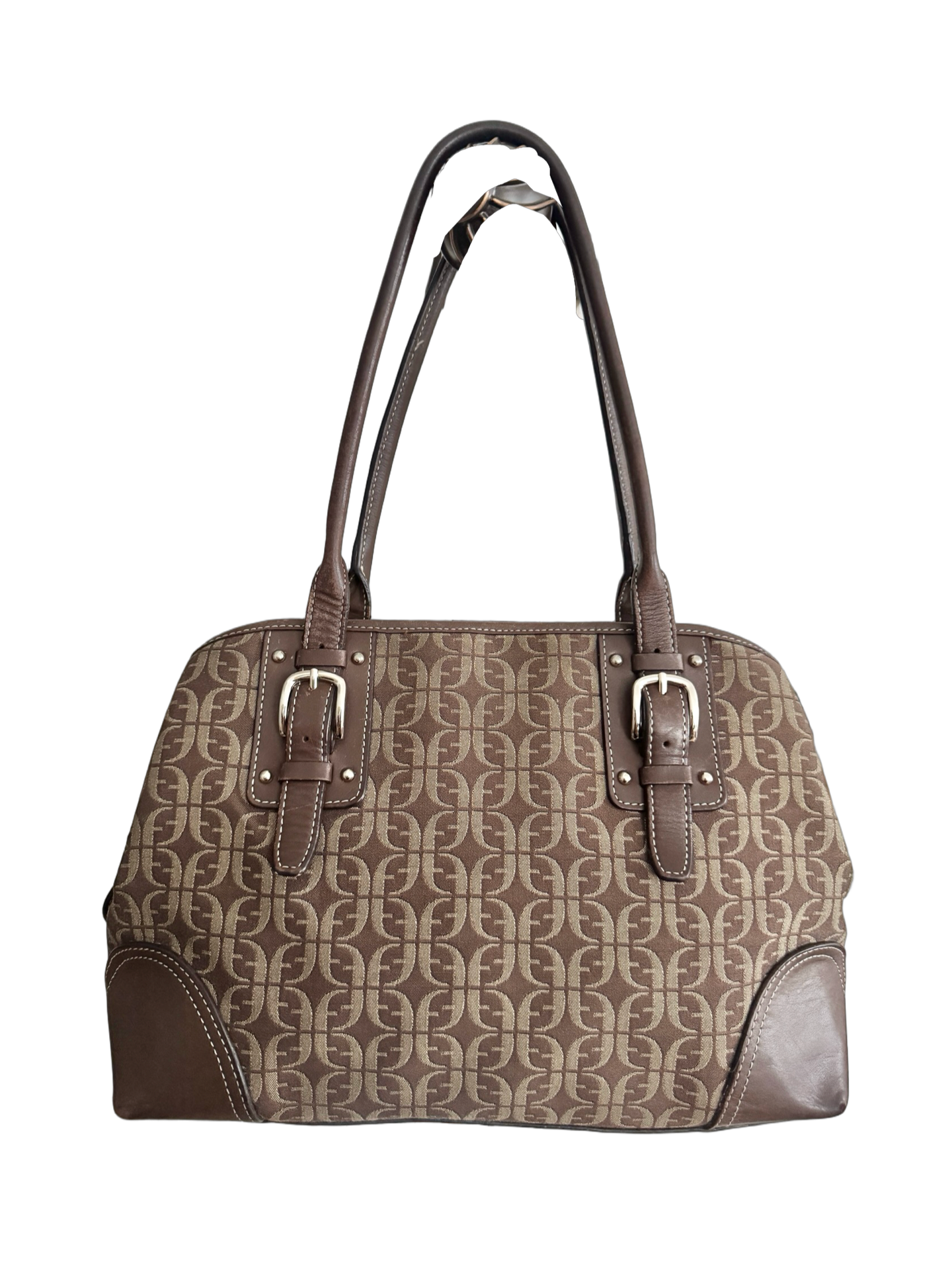 Vintage Y2K Fossil Monogram Shoulder Bag