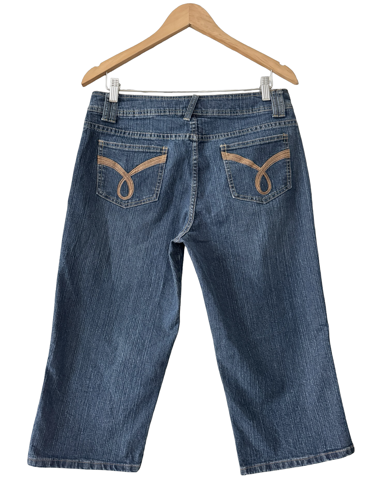Vintage 90s City Girl Cropped Trousers (M)