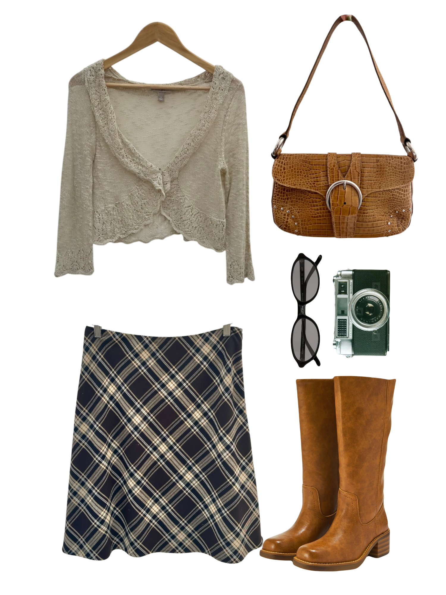 Vintage Y2K Dainty Boho Light Knit (S)