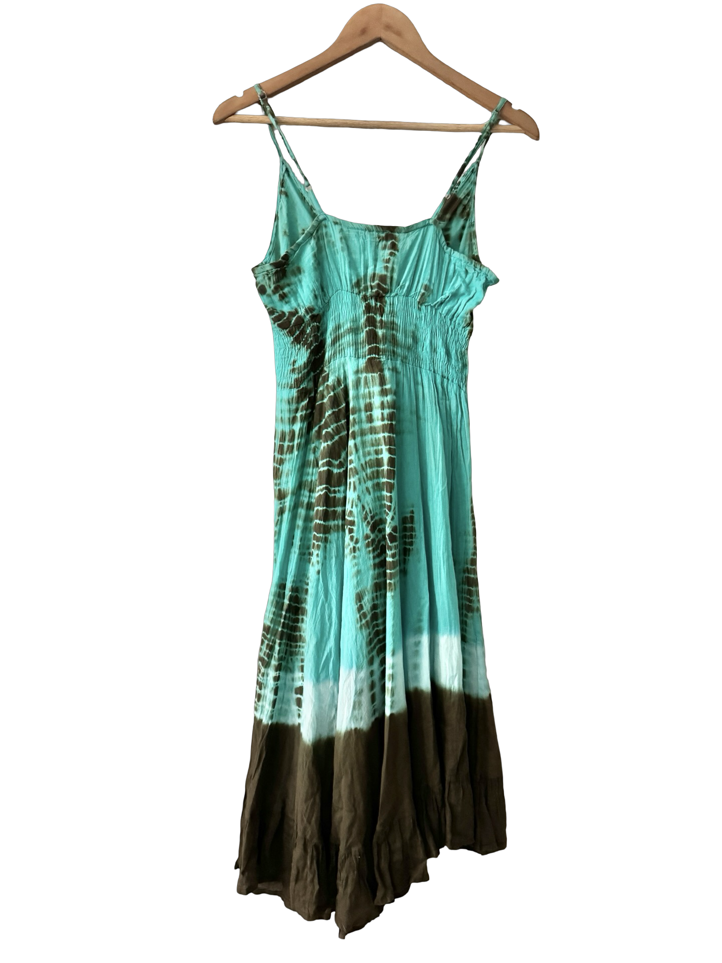Vintage Y2K Tidepool Asymmetrical Midi Dress (M)