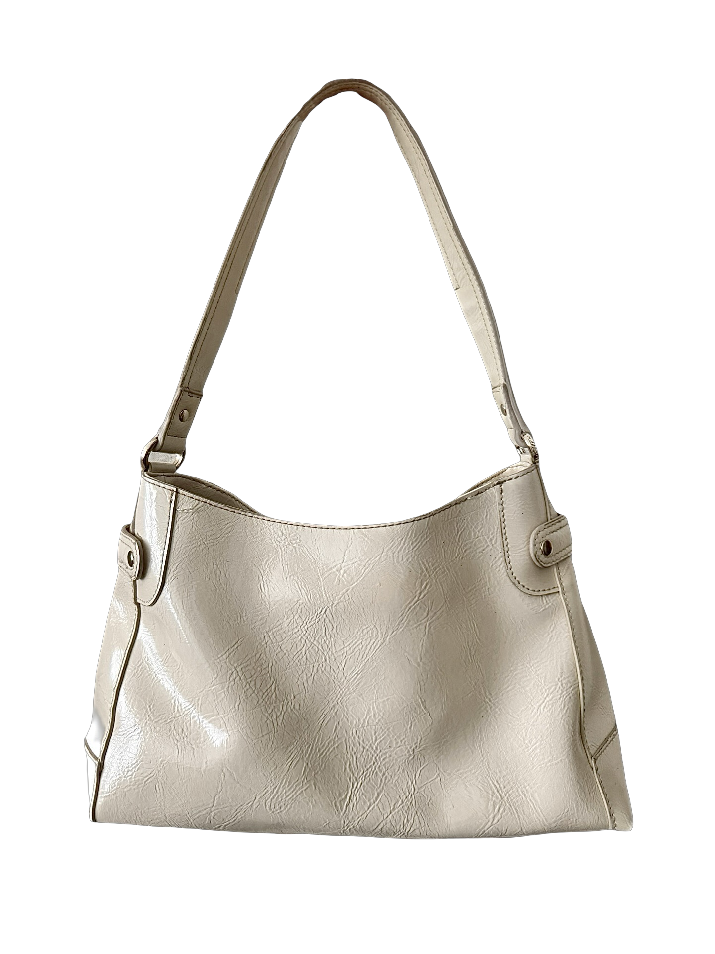 Vintage Y2K Liz Claiborne Vanilla Patent Bag
