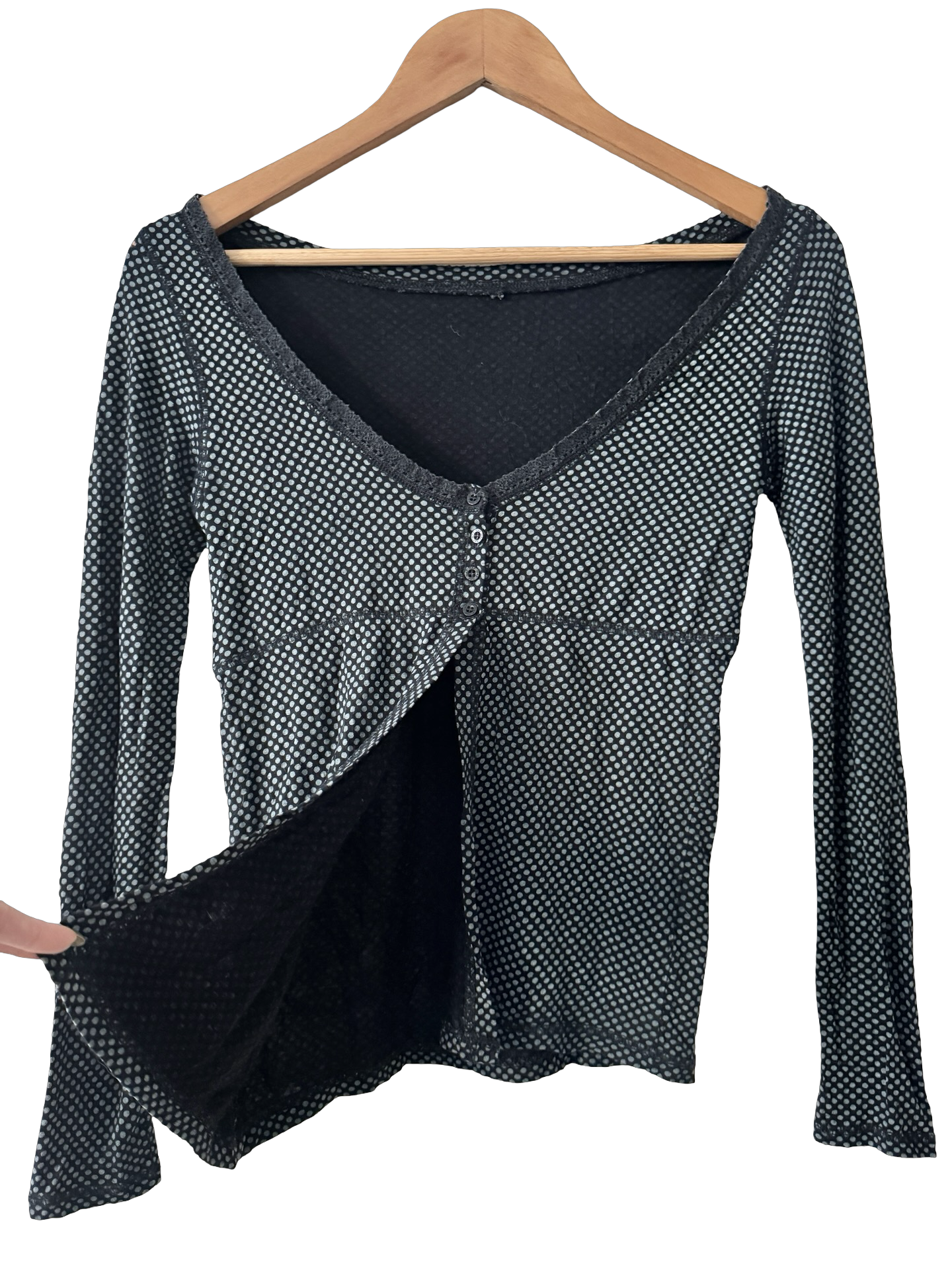 Vintage Y2K Polka Dot Darling top (S/M)