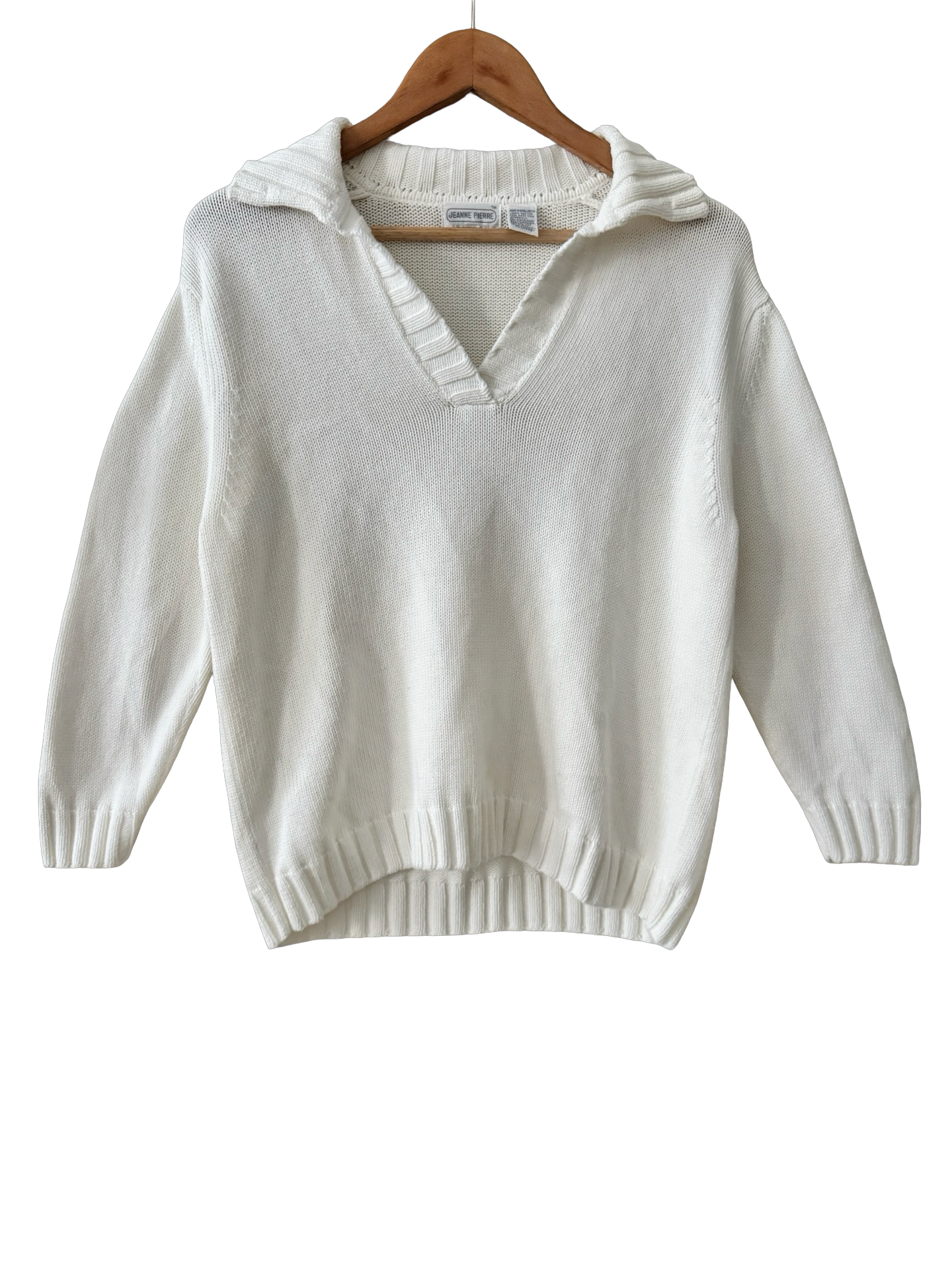 Vintage 90s Weekend In Paris Cotton Knit (M)