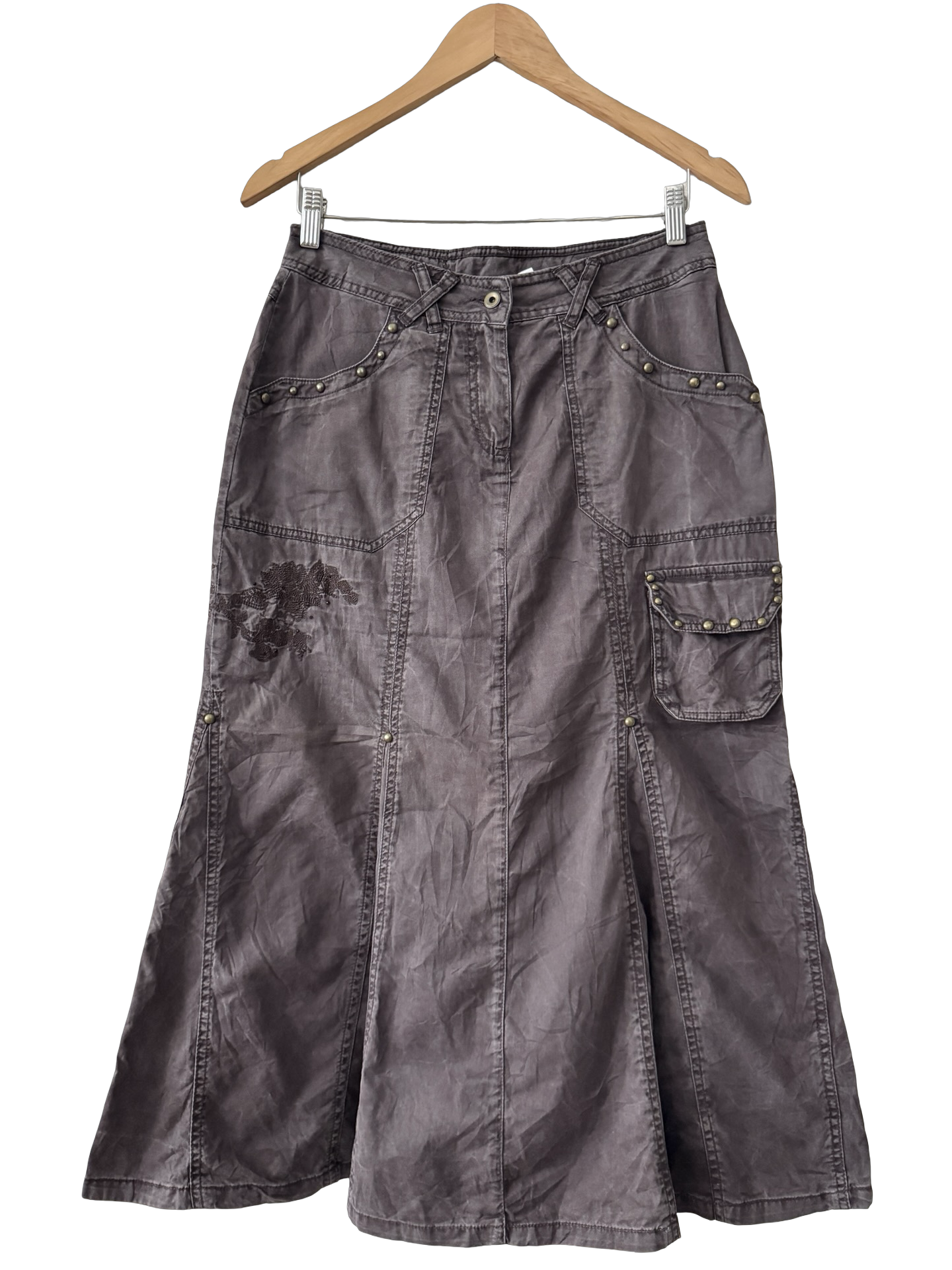 Vintage Y2K Espresso Cargo Maxi (S/M)