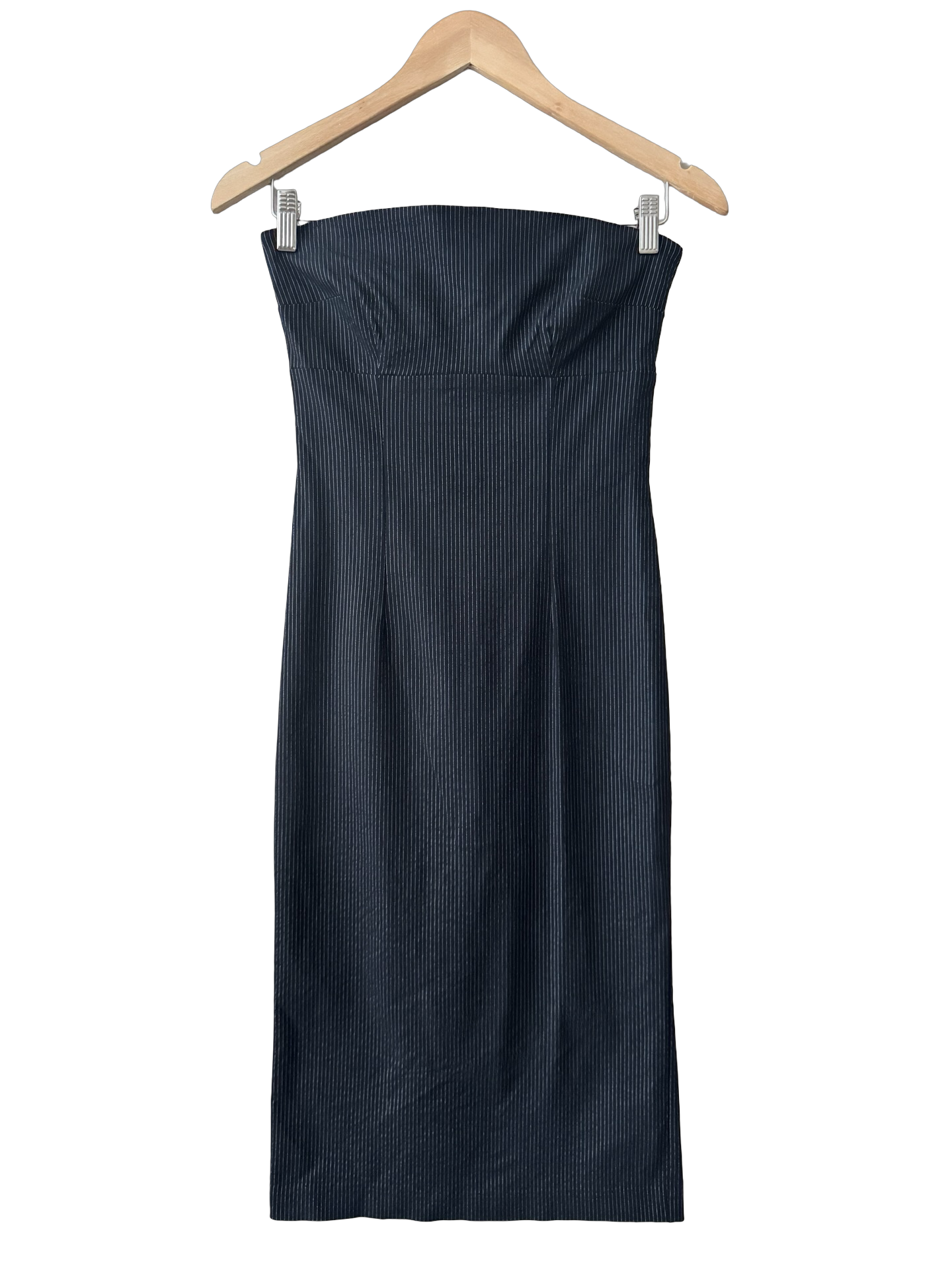 Vintage 90s Strapless Downtown Striped Dress | ThreeDays-AWeek Vintage 90s Strapless Downtown Striped Dress | ThreeDays-AWeek