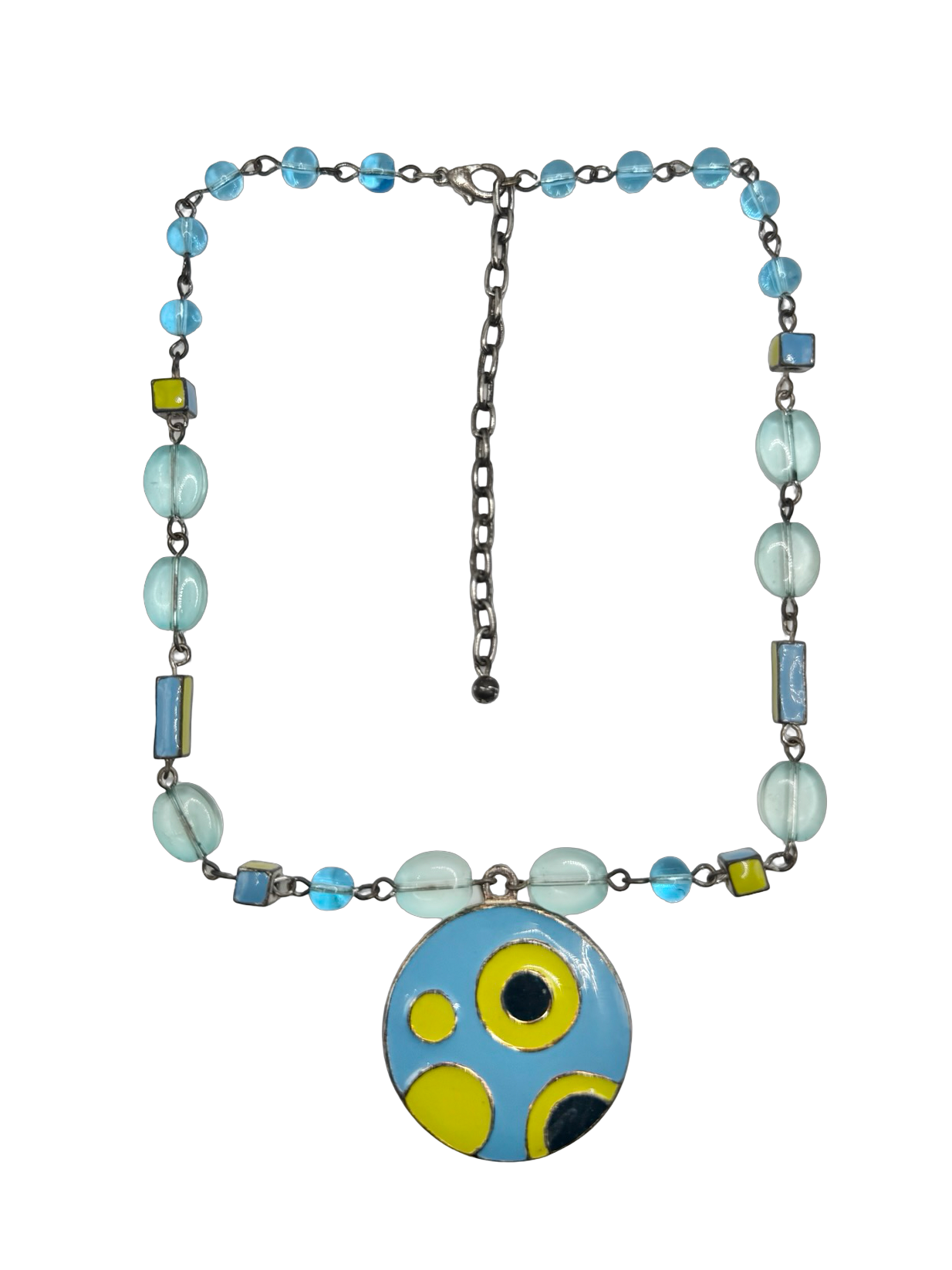 Vintage Poolside Pop Beaded Necklace