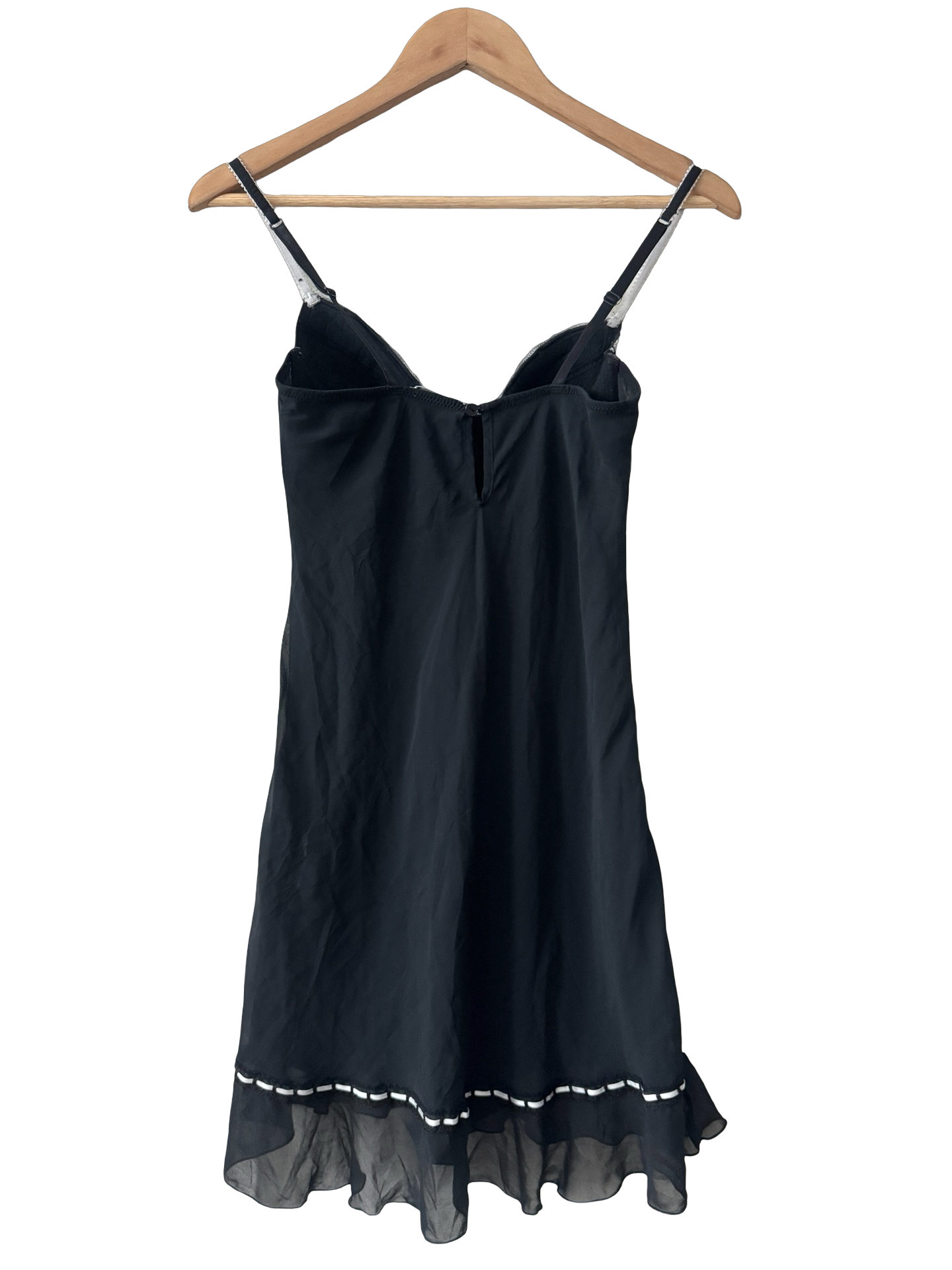 Vintage Y2K Midnight Kiss Etam Babydoll Slip Dress (XS/S)